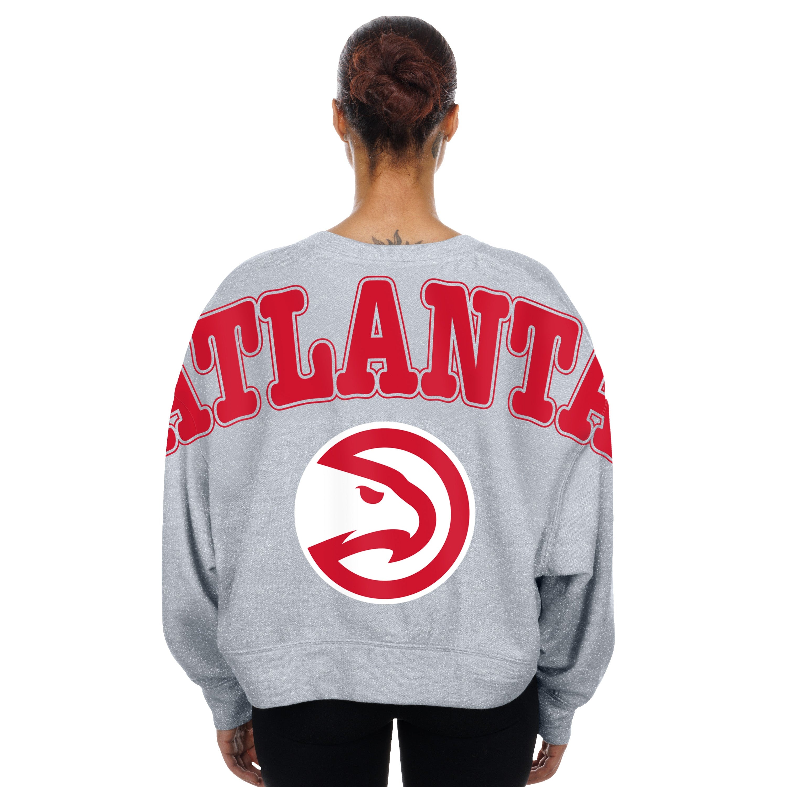Women's New Era Hawks Big Evo Drop Shoulder Crew