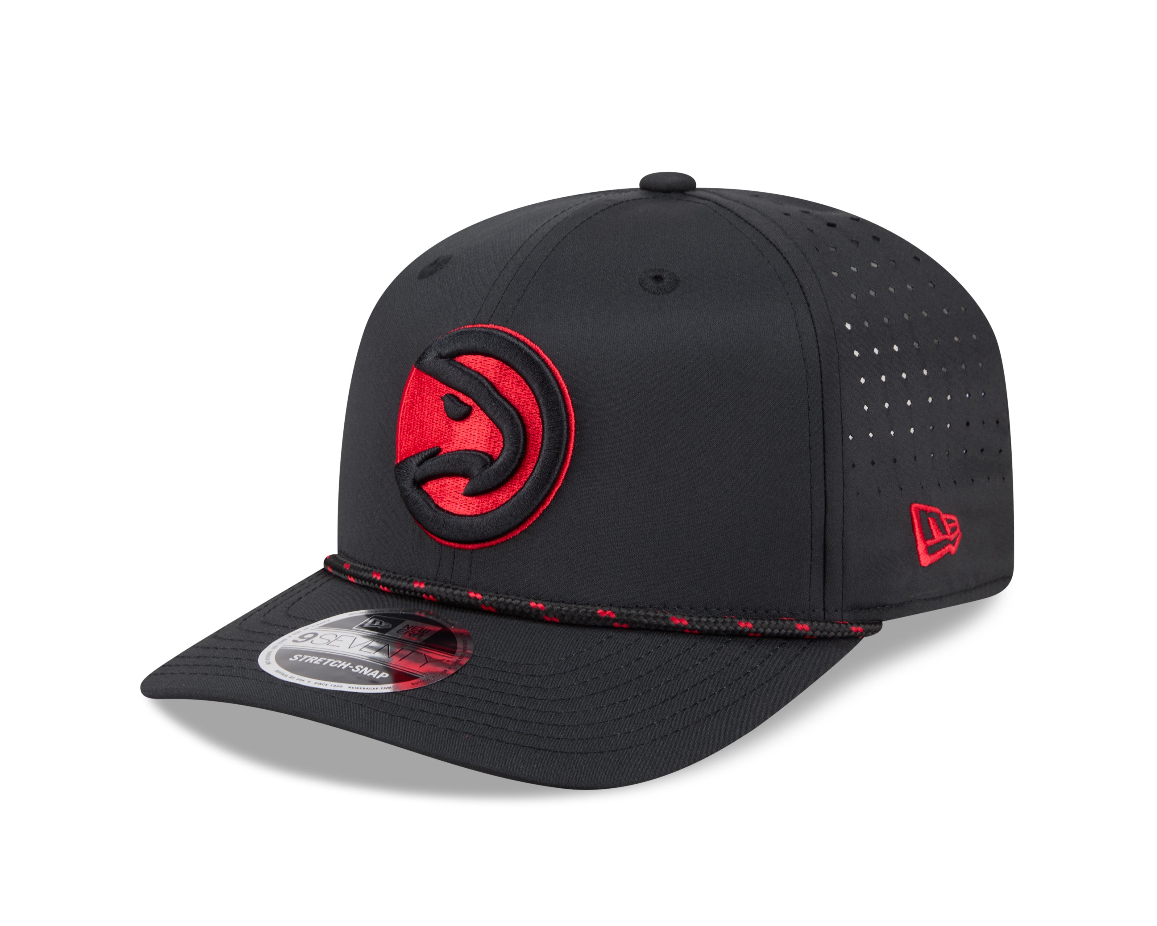 New Era Hawks Black Evo 970 Rope Stretch Hat