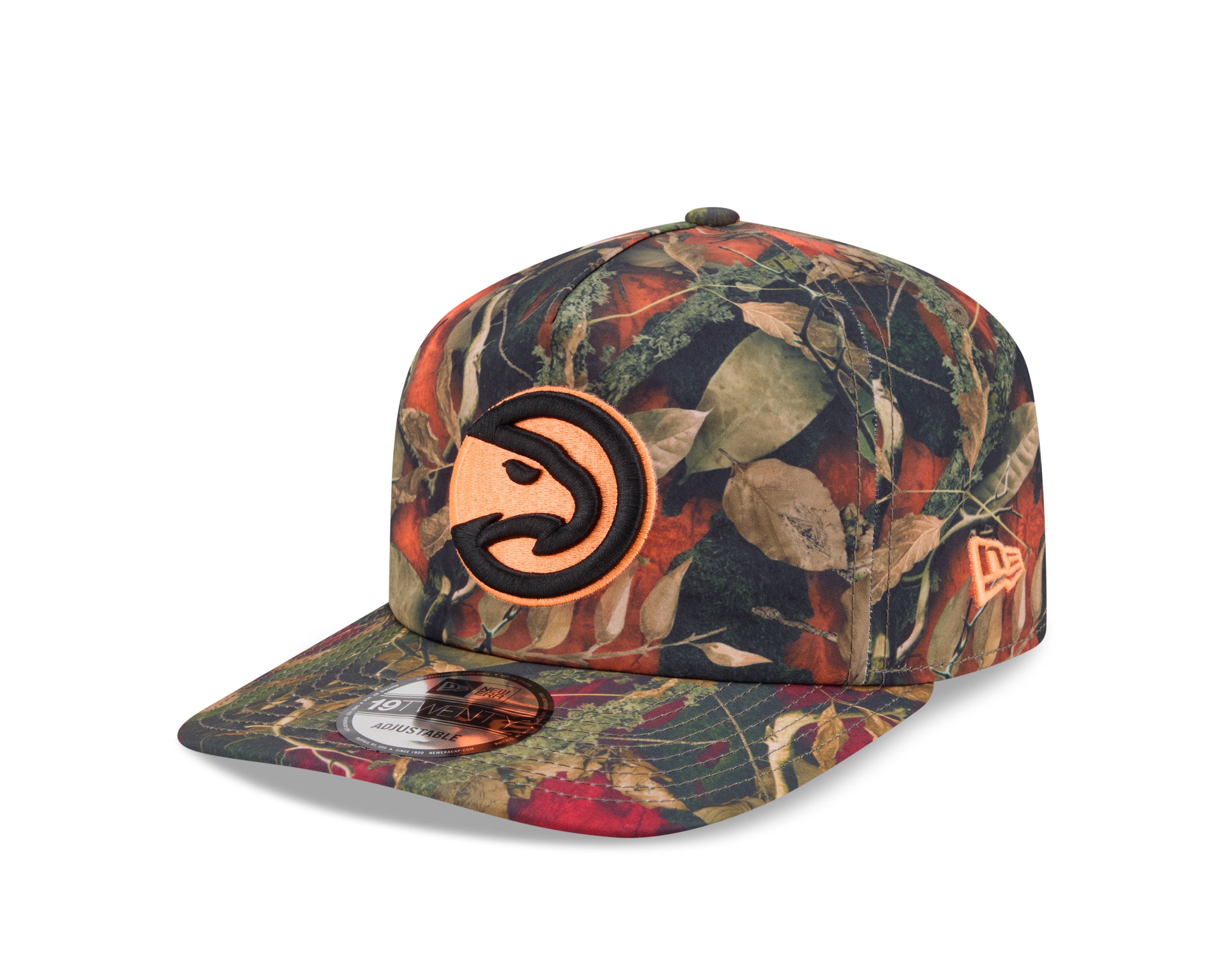 New Era Hawks Black Bill Leaves Snapback