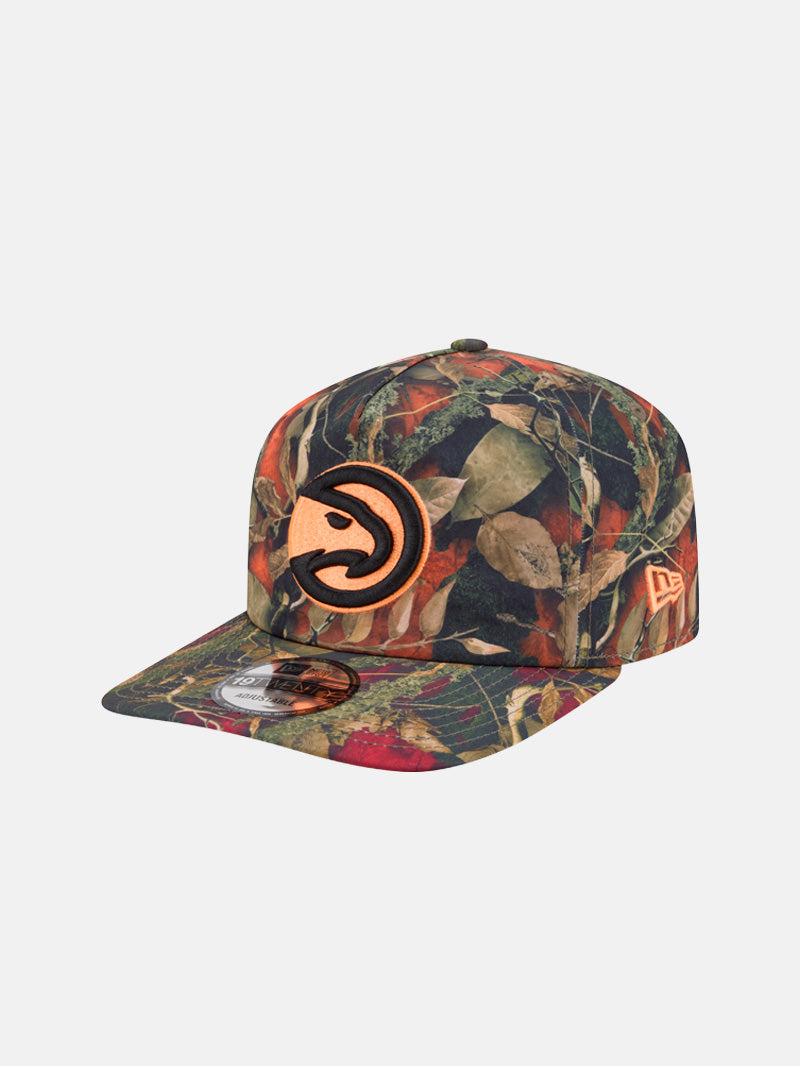 New Era Hawks Black Bill Leaves Snapback