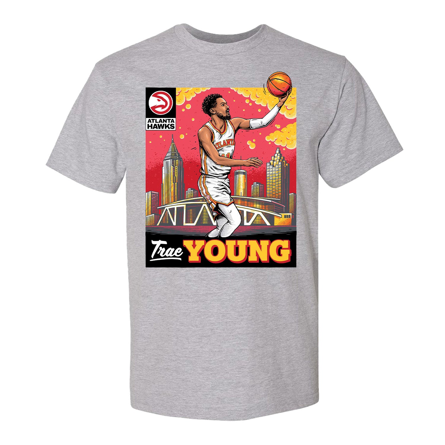 Young Grey Core Skyline Player Tee