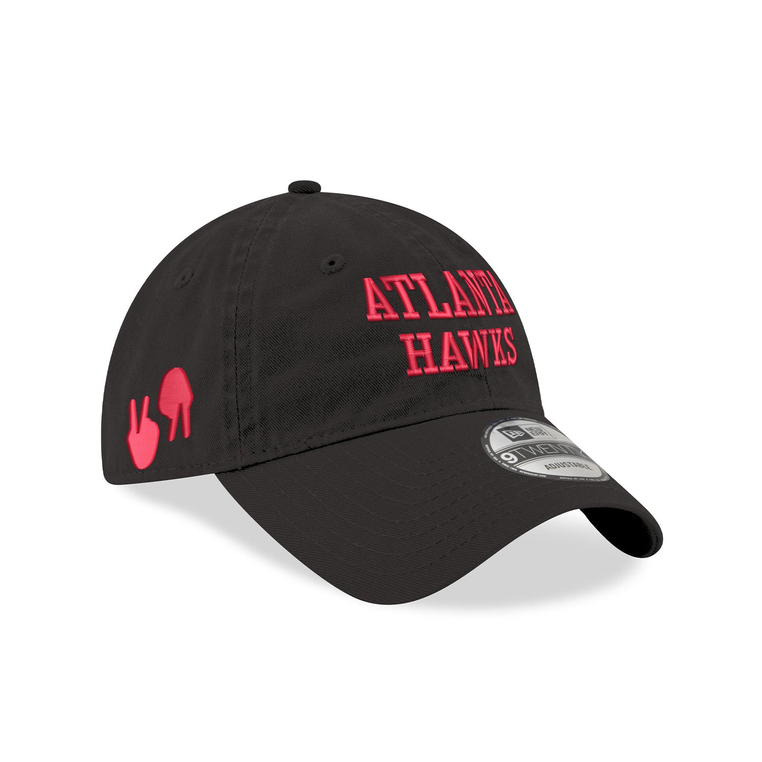 New Era Hawks Red Stacked Strapback