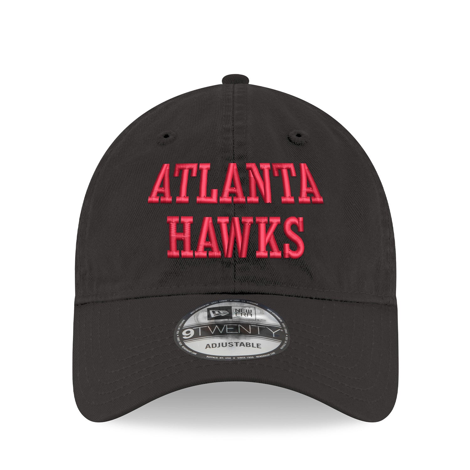 New Era Hawks Red Stacked Strapback