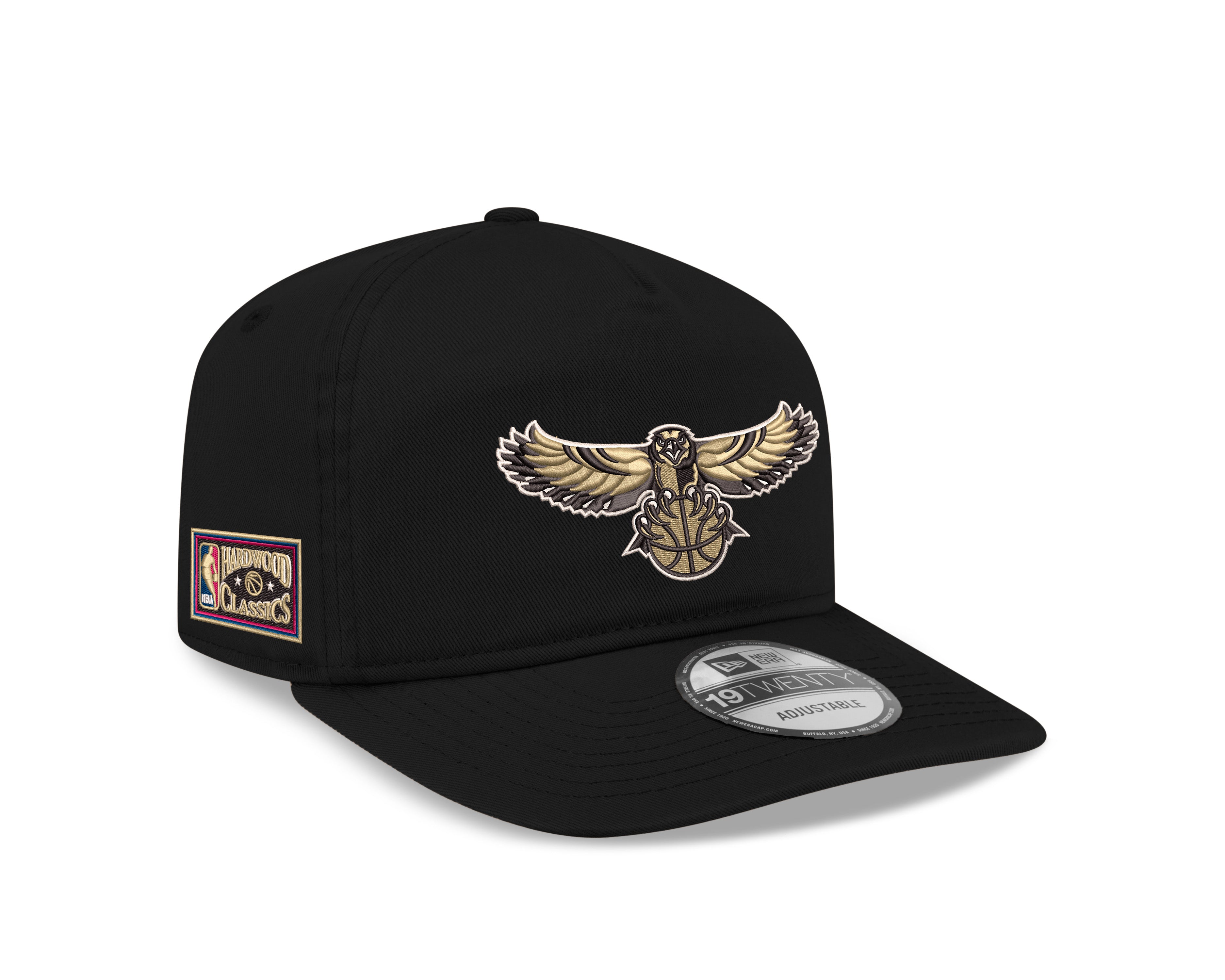 New Era Hawks Gold Bird HWC Patch Snapback
