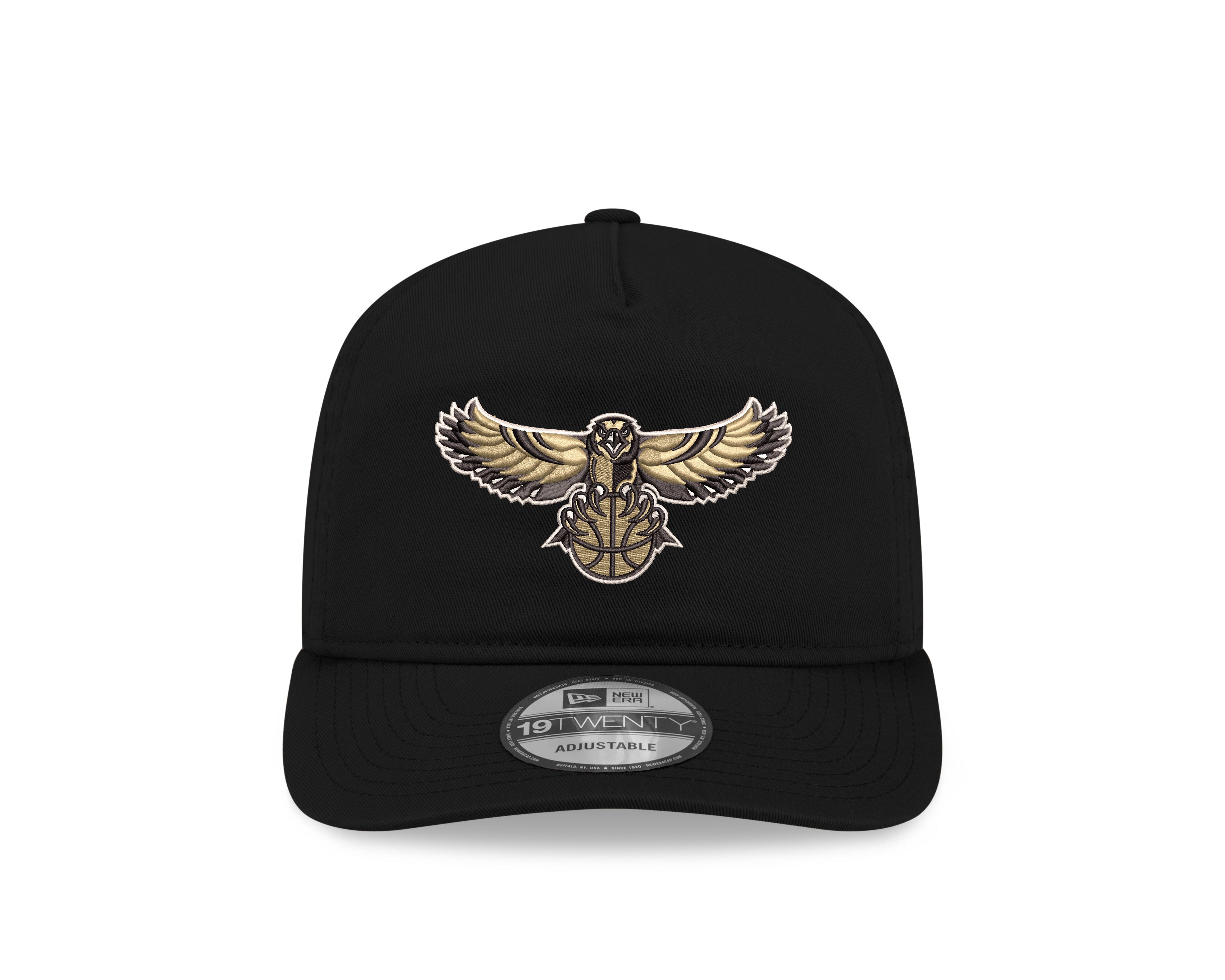 New Era Hawks Gold Bird HWC Patch Snapback