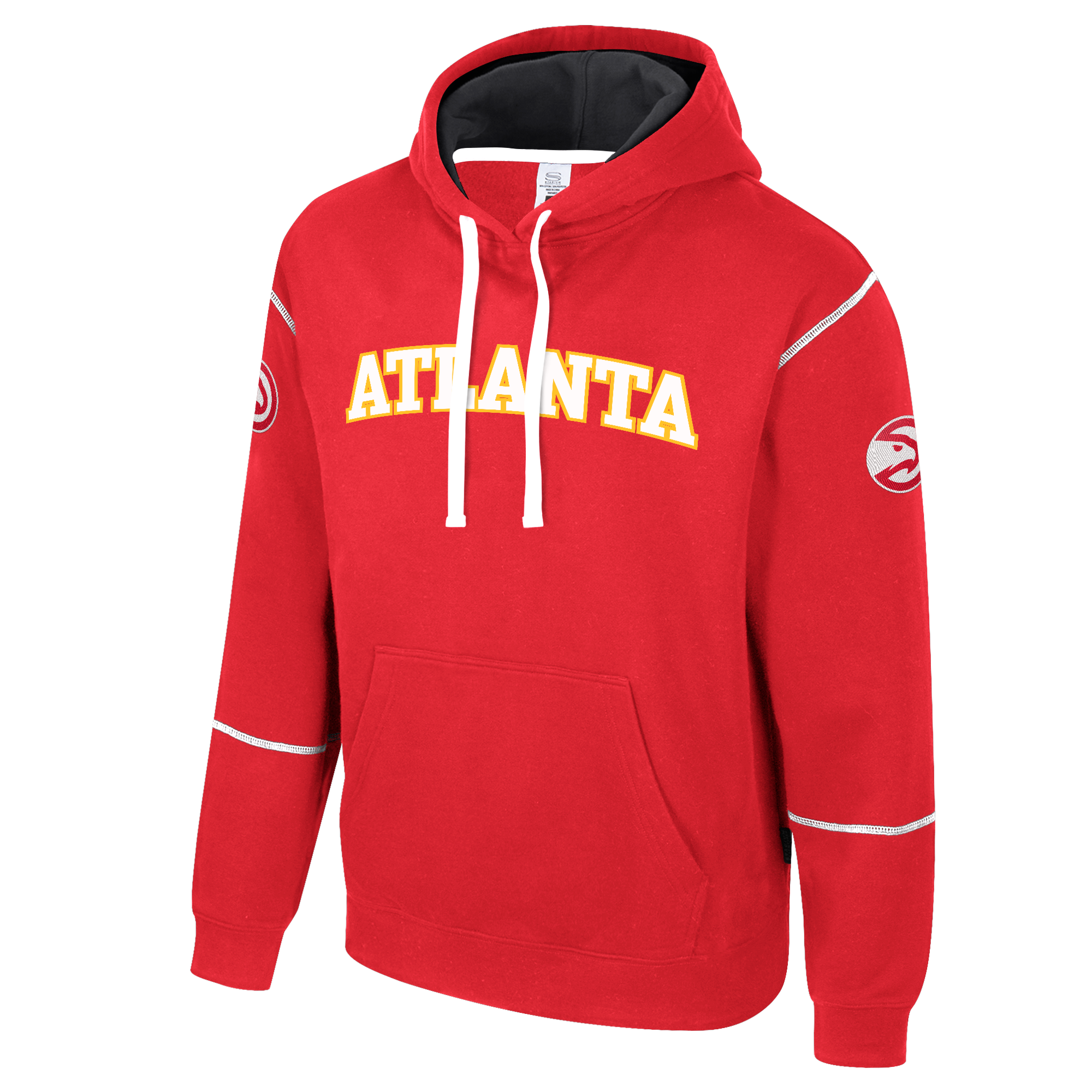 Stadium Essentials Hawks ATL Wordmark Red Hoodie