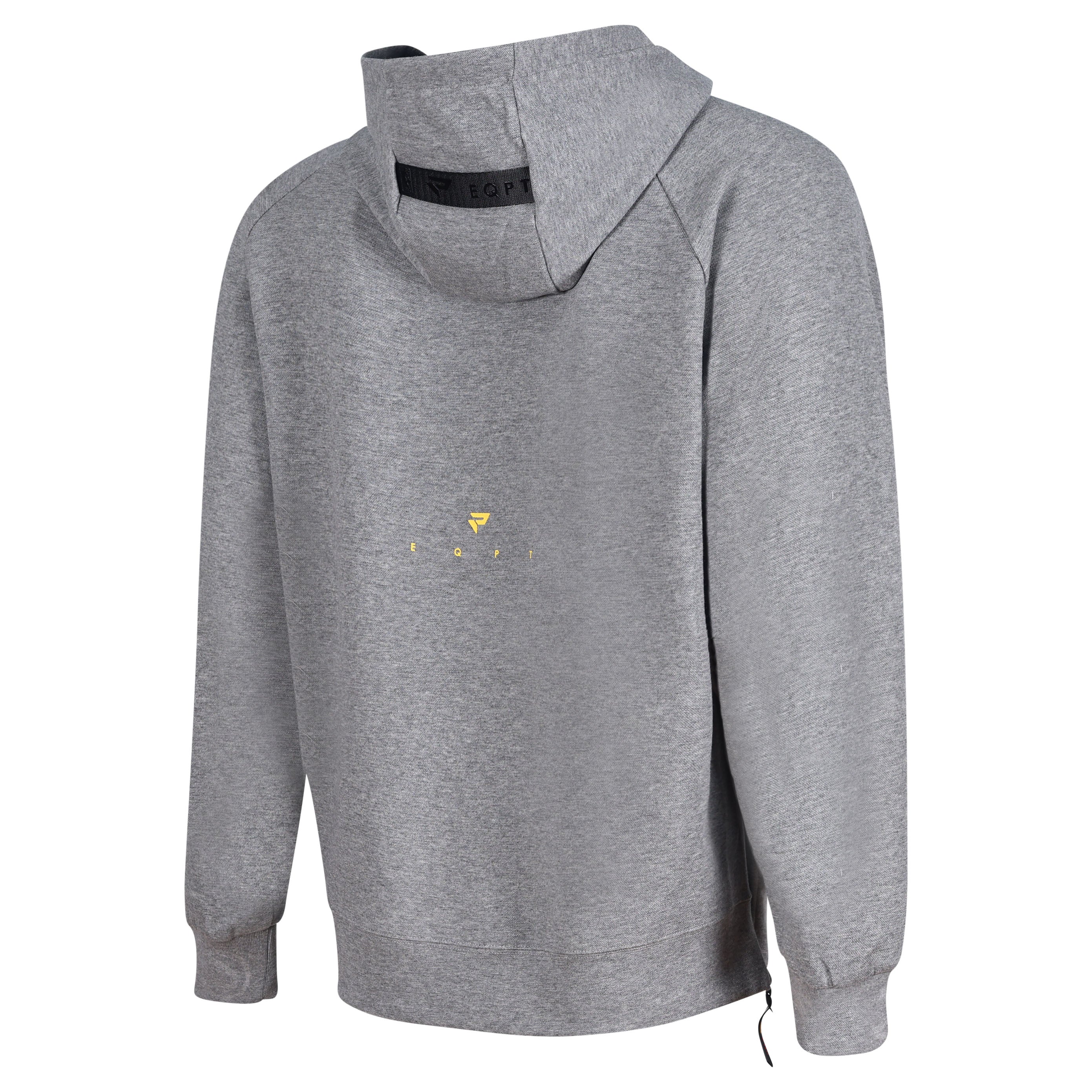 Protege Hawks Embossed Grey Fleece Hoodie
