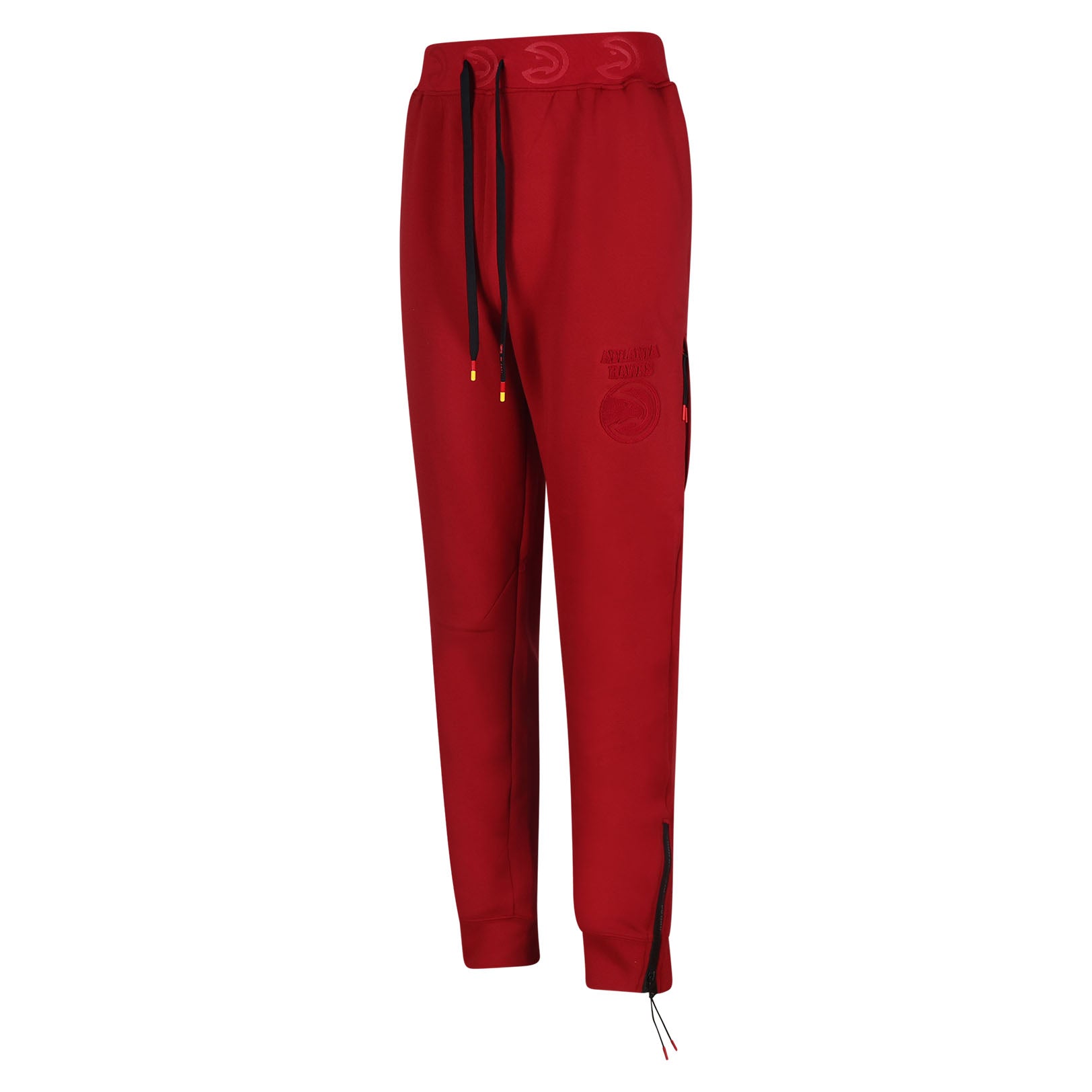 Protege Hawks Embossed Red Fleece Jogger