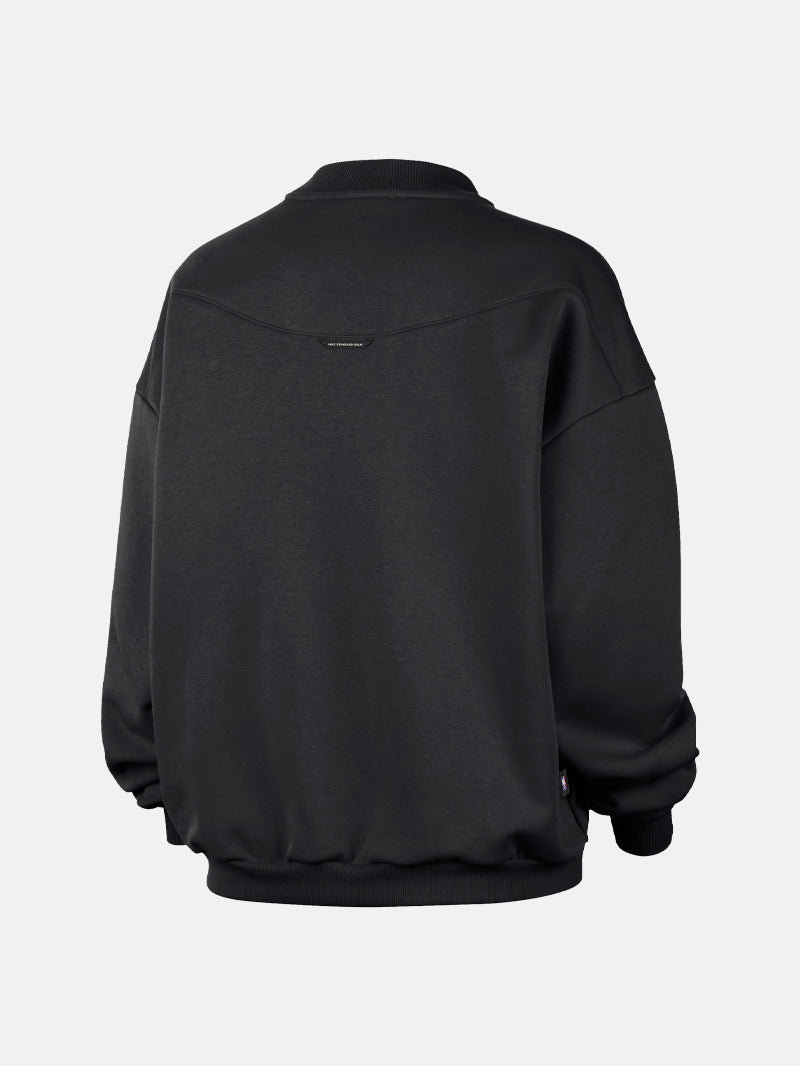 Nike Hawks MNK Black Wordmark Fleece Crew
