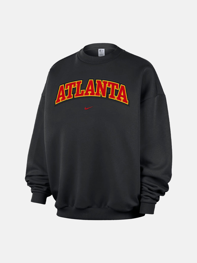 Nike Hawks MNK Black Wordmark Fleece Crew