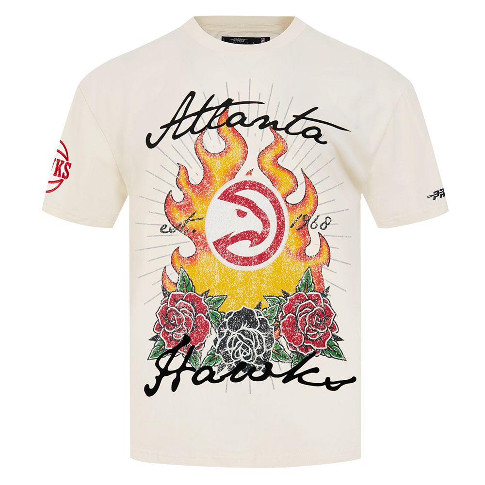 Pro Standard Hawks Fire And Roses Tee