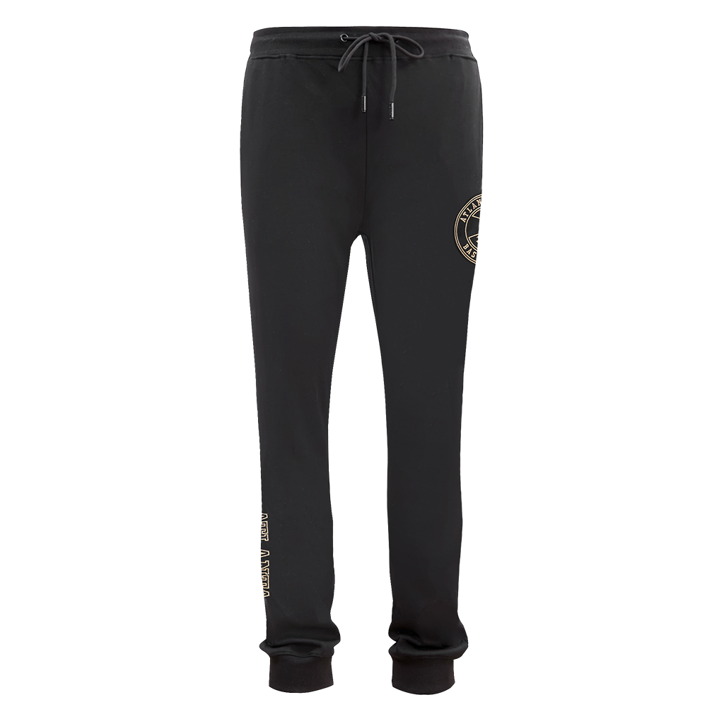 Black and top gold joggers