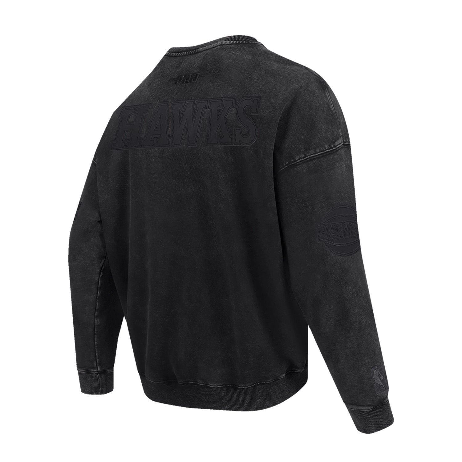 Pro Standard Hawks Vanguard Washed Black Crewneck