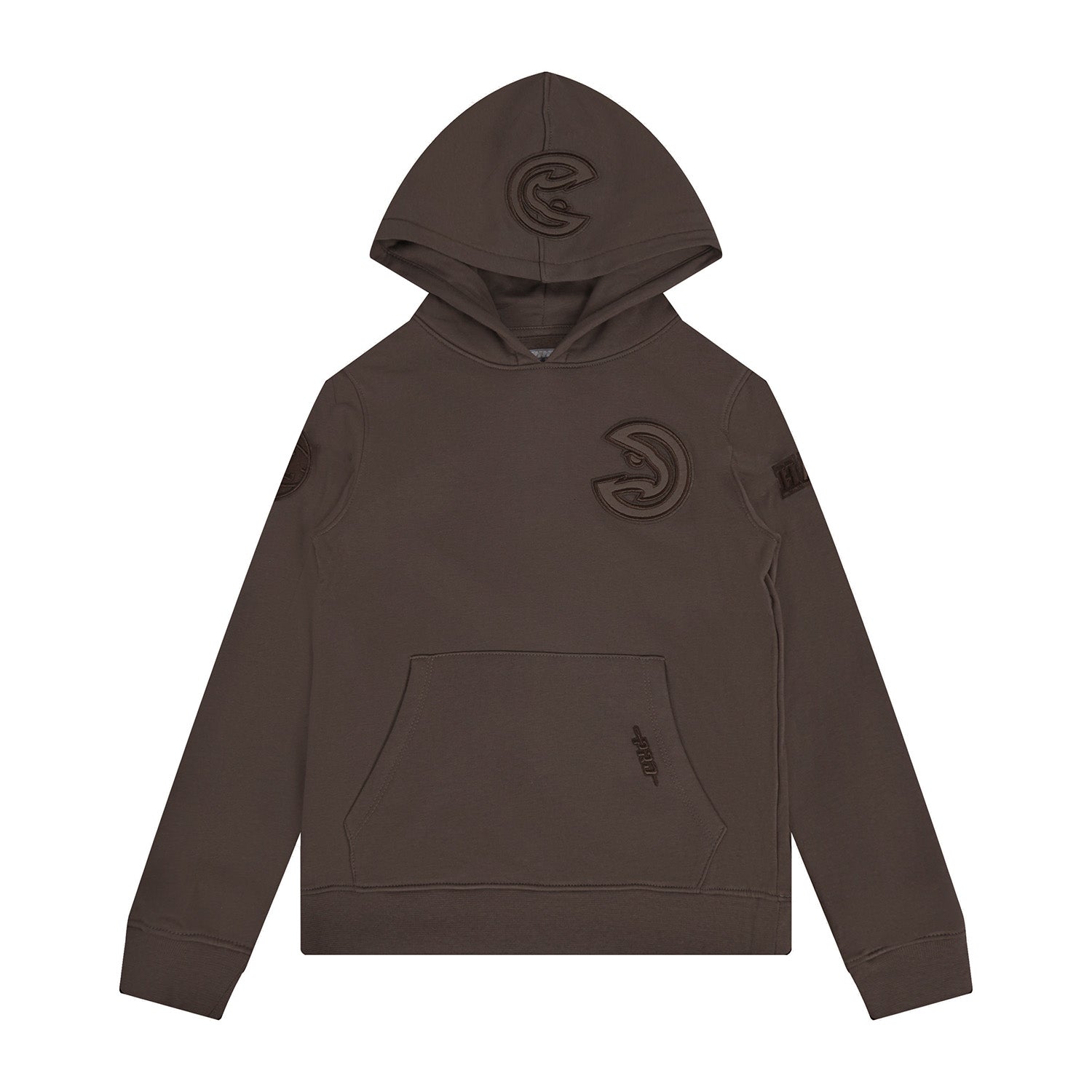 Big Kids Pro Standard Hawks Dark Brown Hoodie