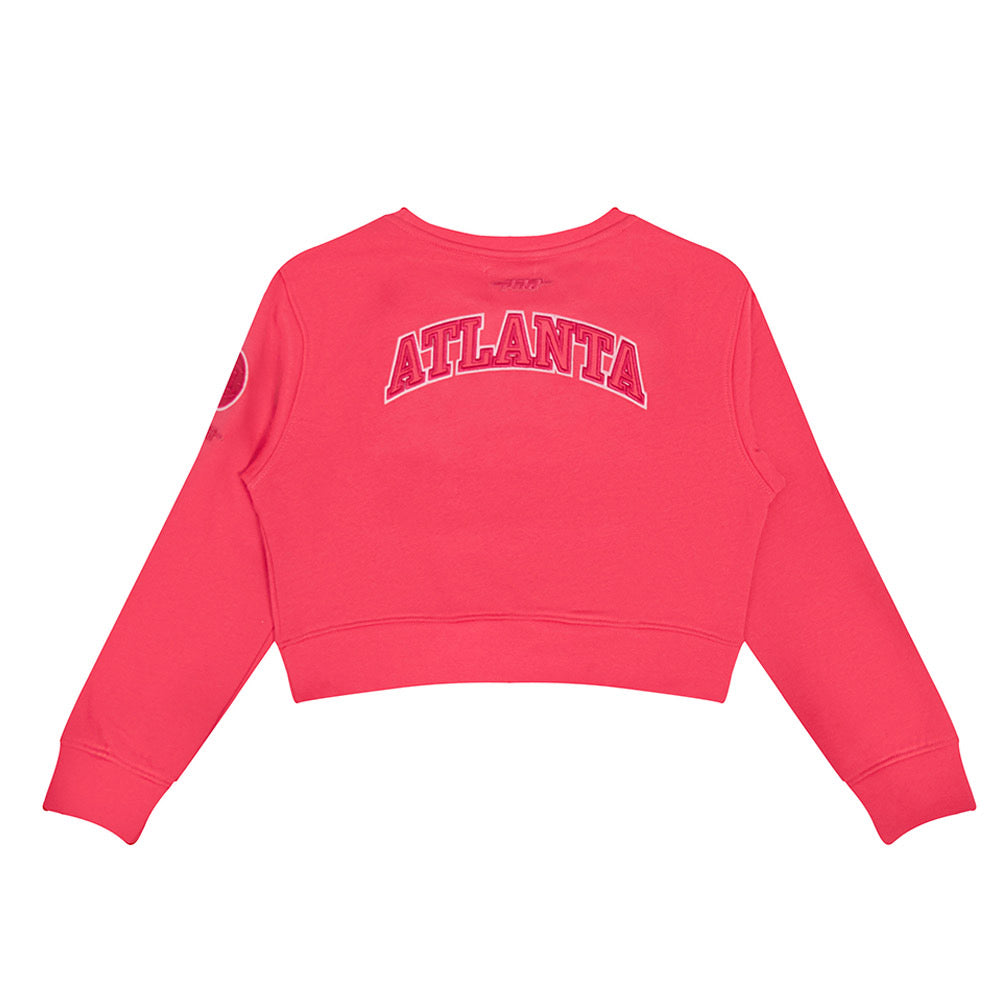Big Kids Pro Standard Hawks Girls Trip Pink Crewneck