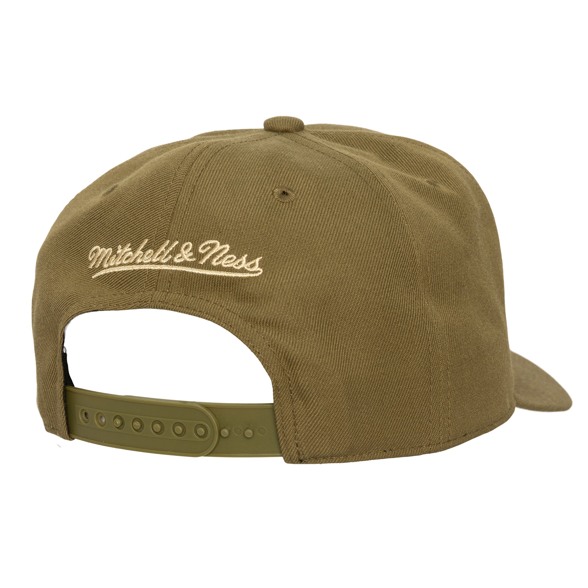 Mitchell & Ness Hawks Olive Pro Snapback