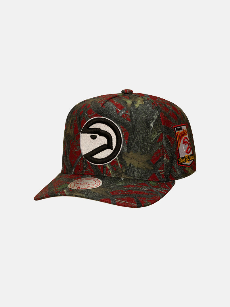 Mitchell & Ness Hawks Quiet Blaze Snapback Hat