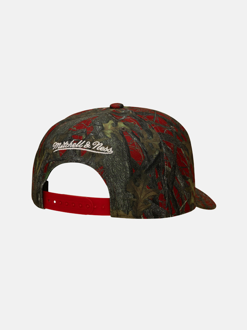 Mitchell & Ness Hawks Quiet Blaze Snapback Hat