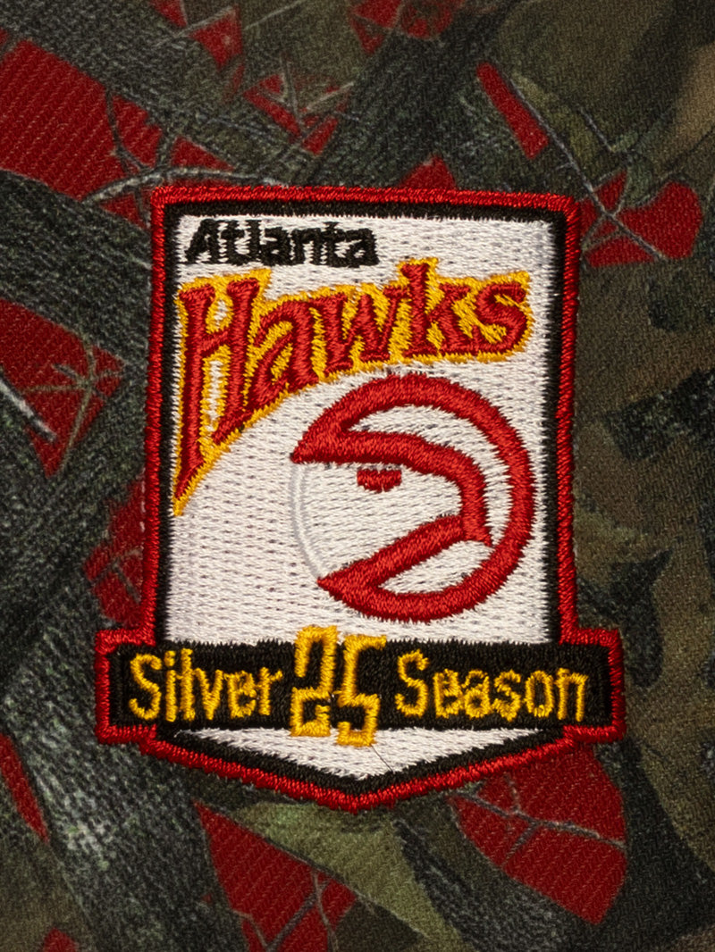 Mitchell & Ness Hawks Quiet Blaze Snapback Hat