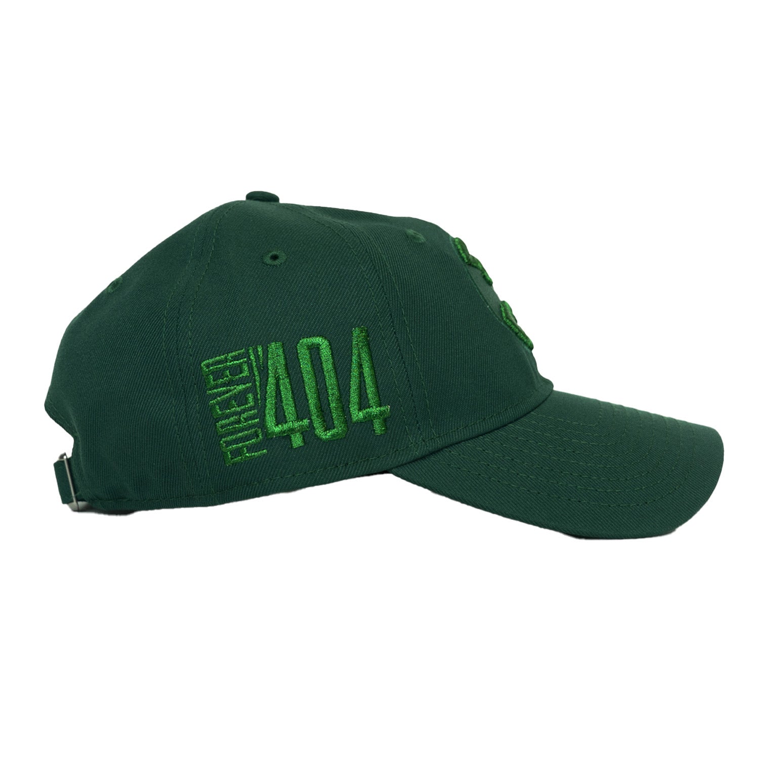 New Era Hawks Mono Green 404 Dad Hat
