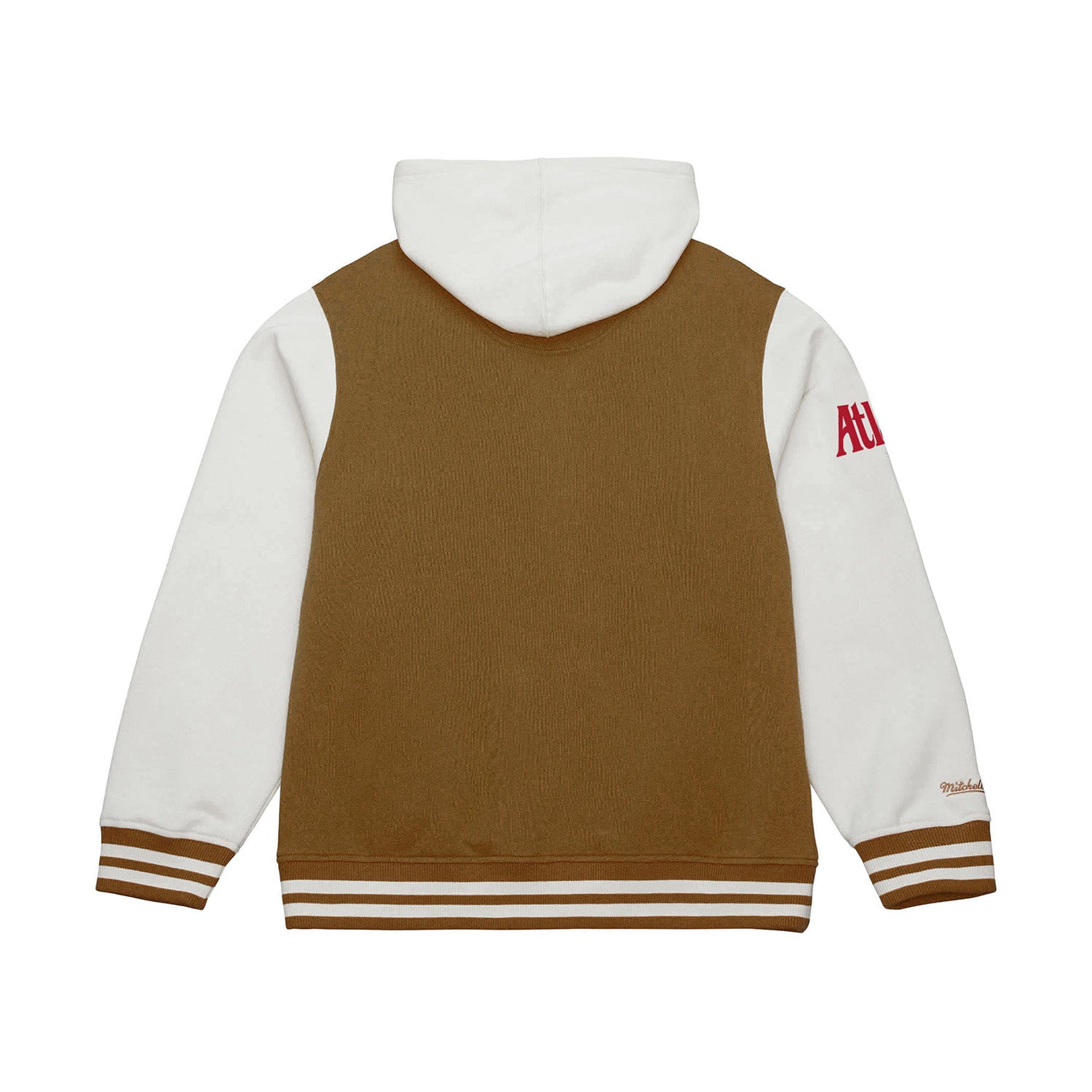 Mitchell & Ness Hawks Dusted Collection Button Up Varsity Hoodie