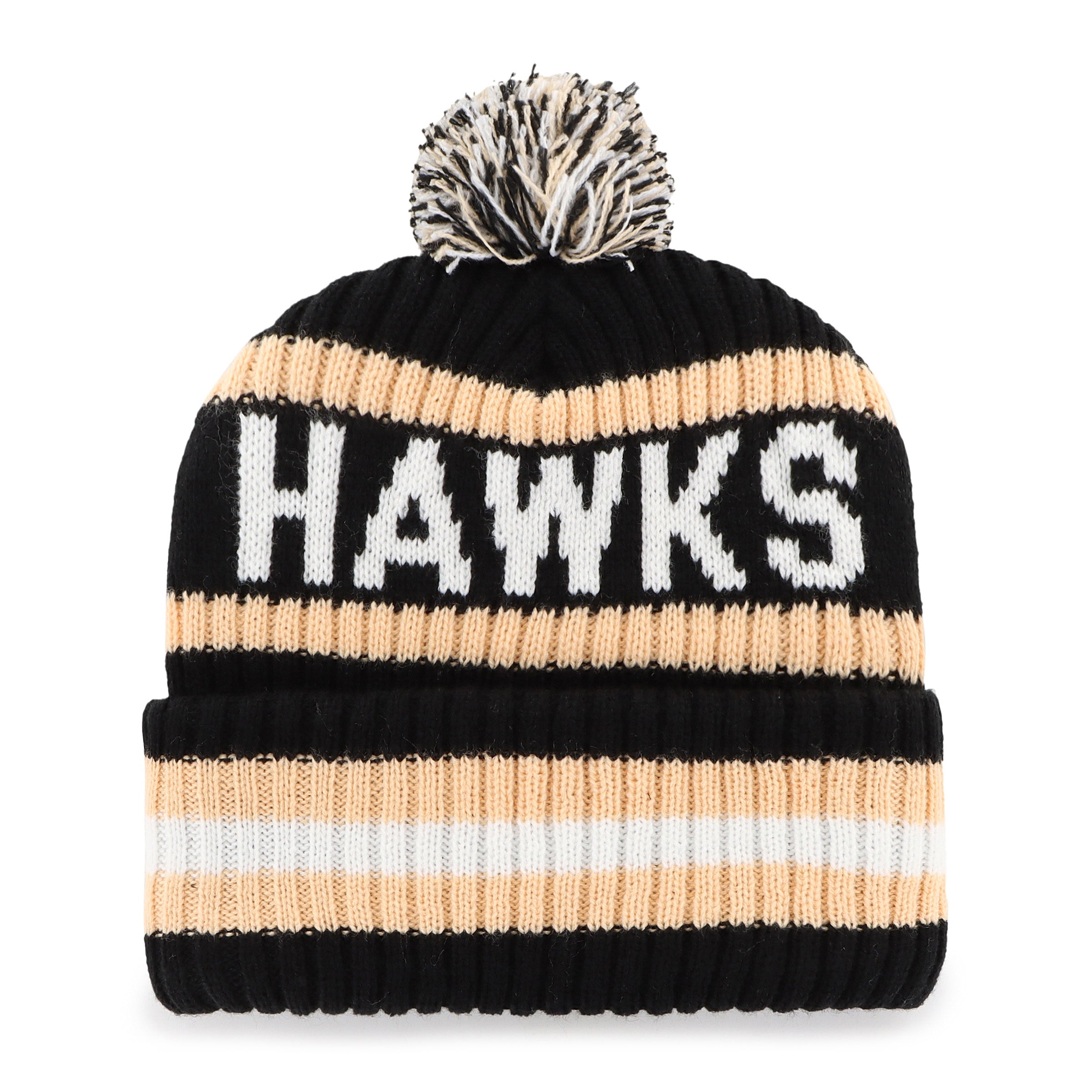 47 Brand Peachtree Black Bering Cuff Knit