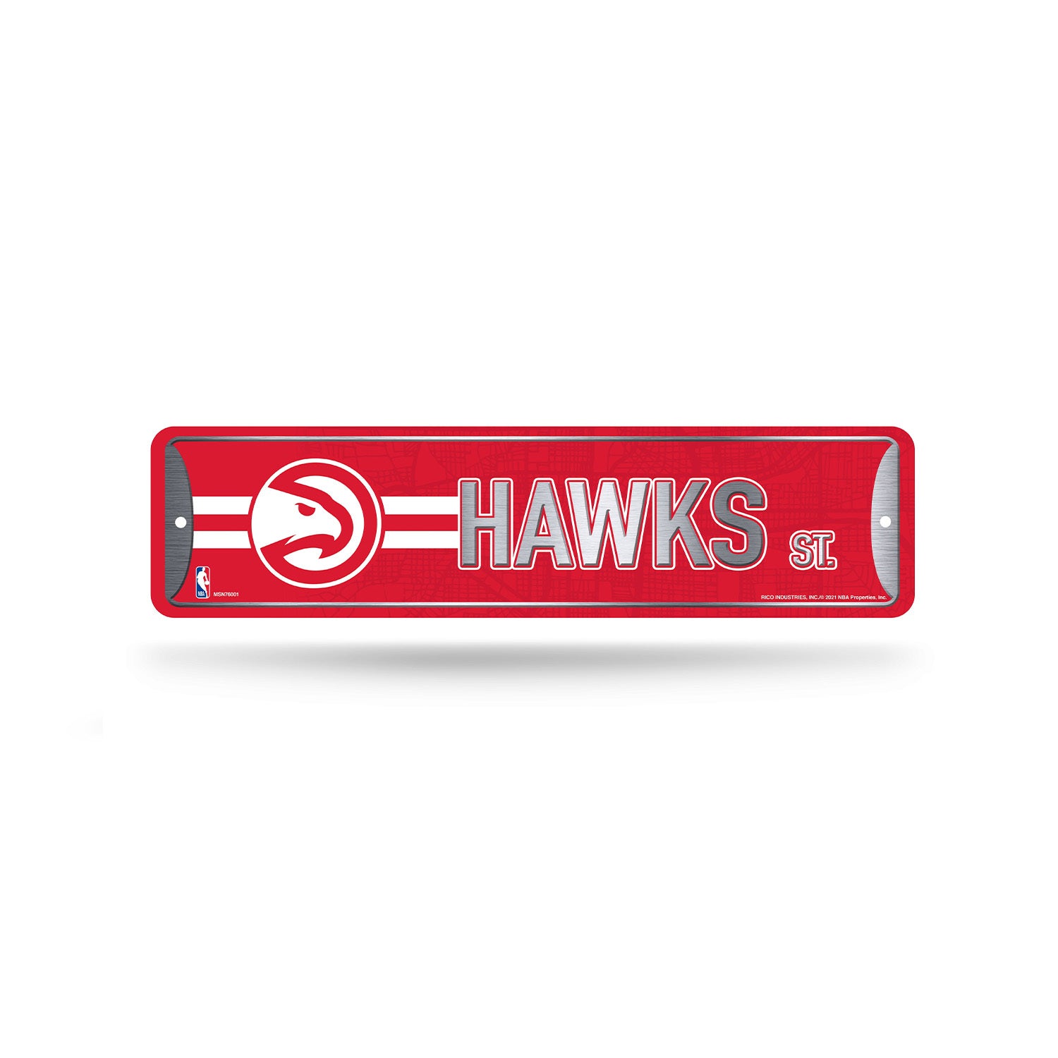 Rico Hawks Metal Street Sign