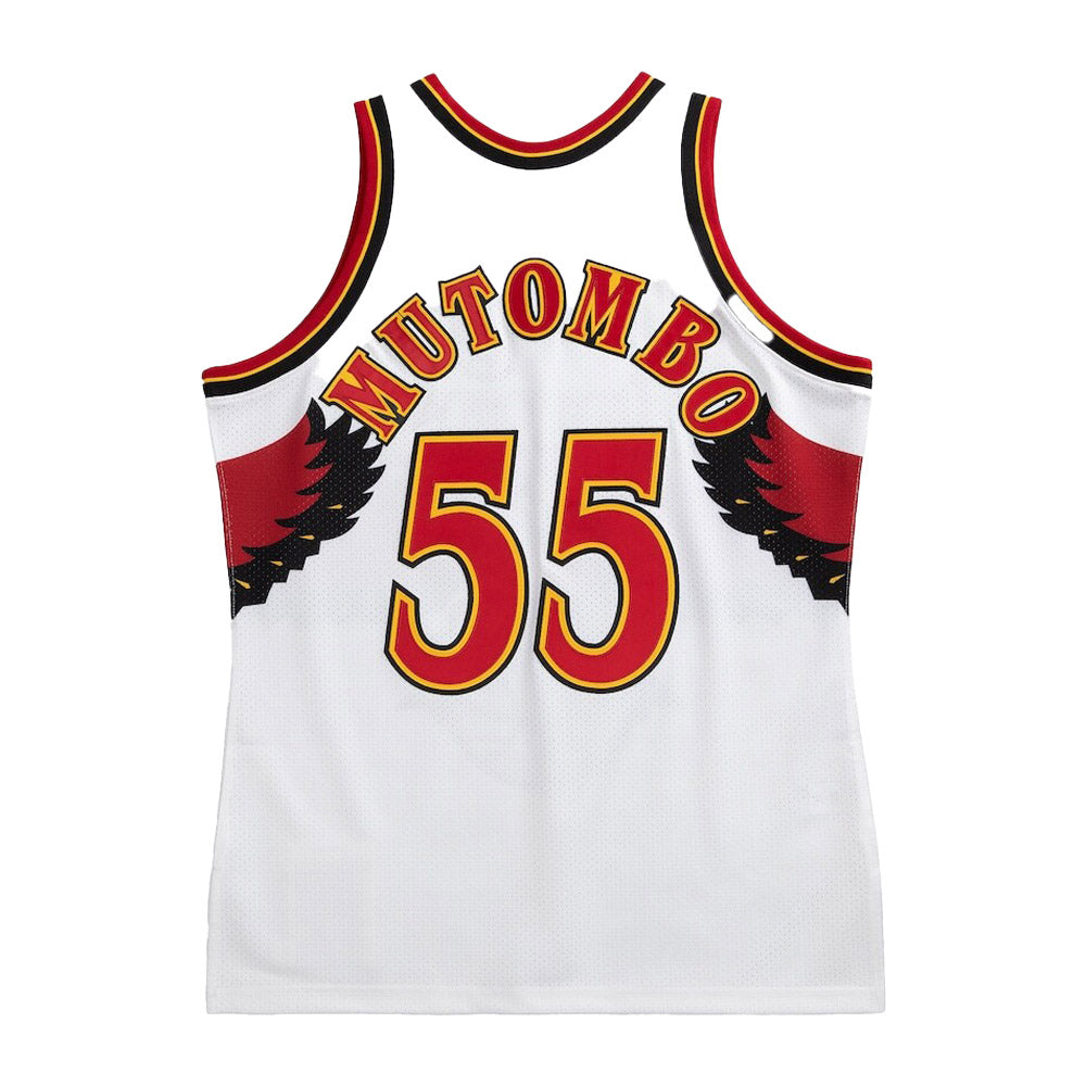 Mitchell & Ness Hawks 1996 Dikembe Mutombo Home Swingman