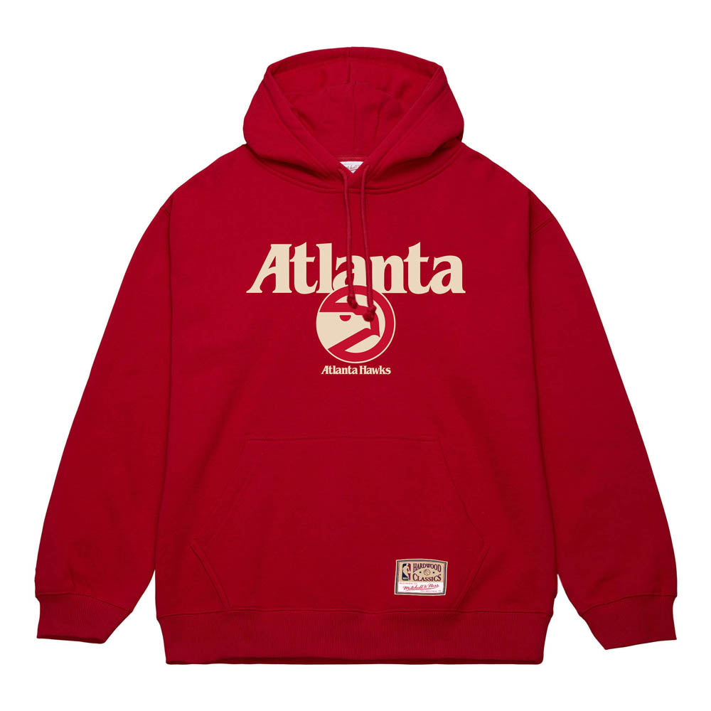 Mitchell & Ness NBA Hawks Off White Hoodie