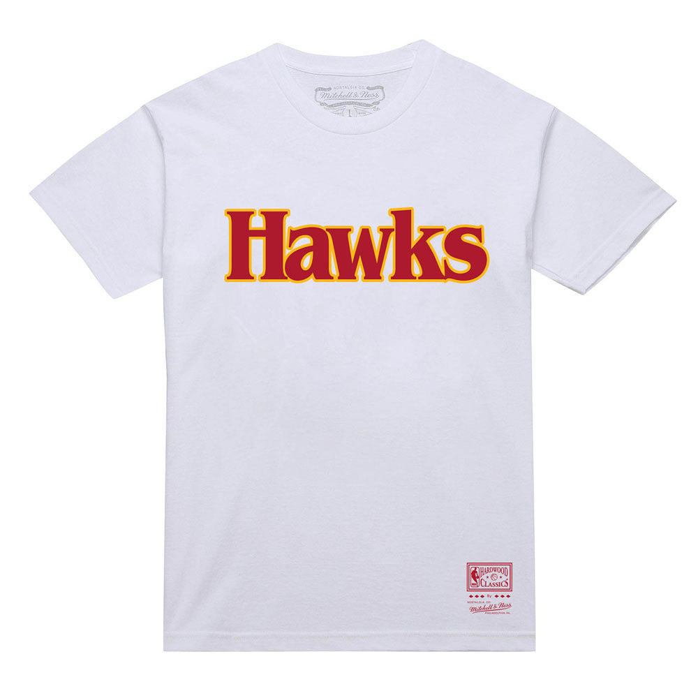 Mitchell & Ness Hawks NBA Wordmark Tee