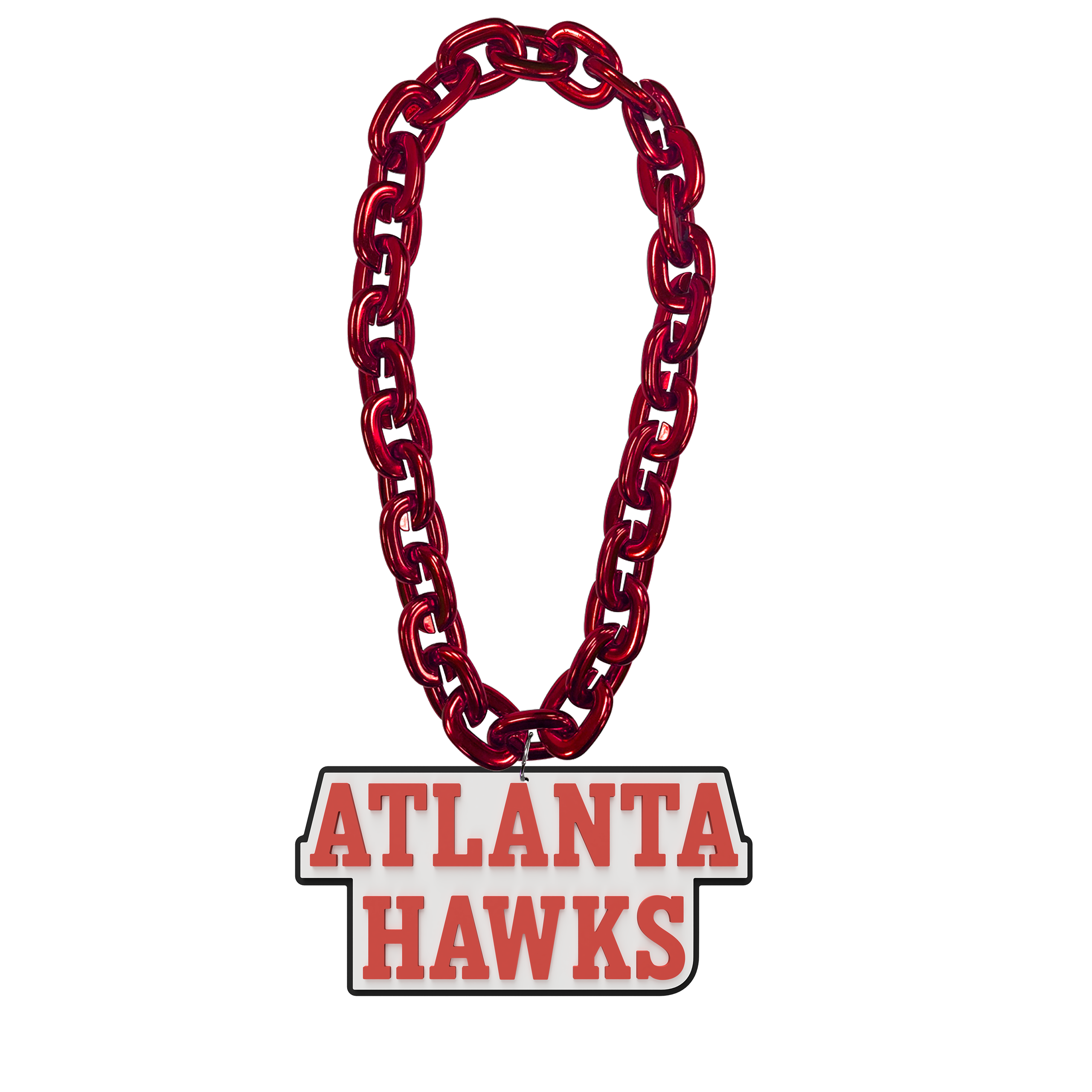 Hawks Red Wordmark Fan Chain