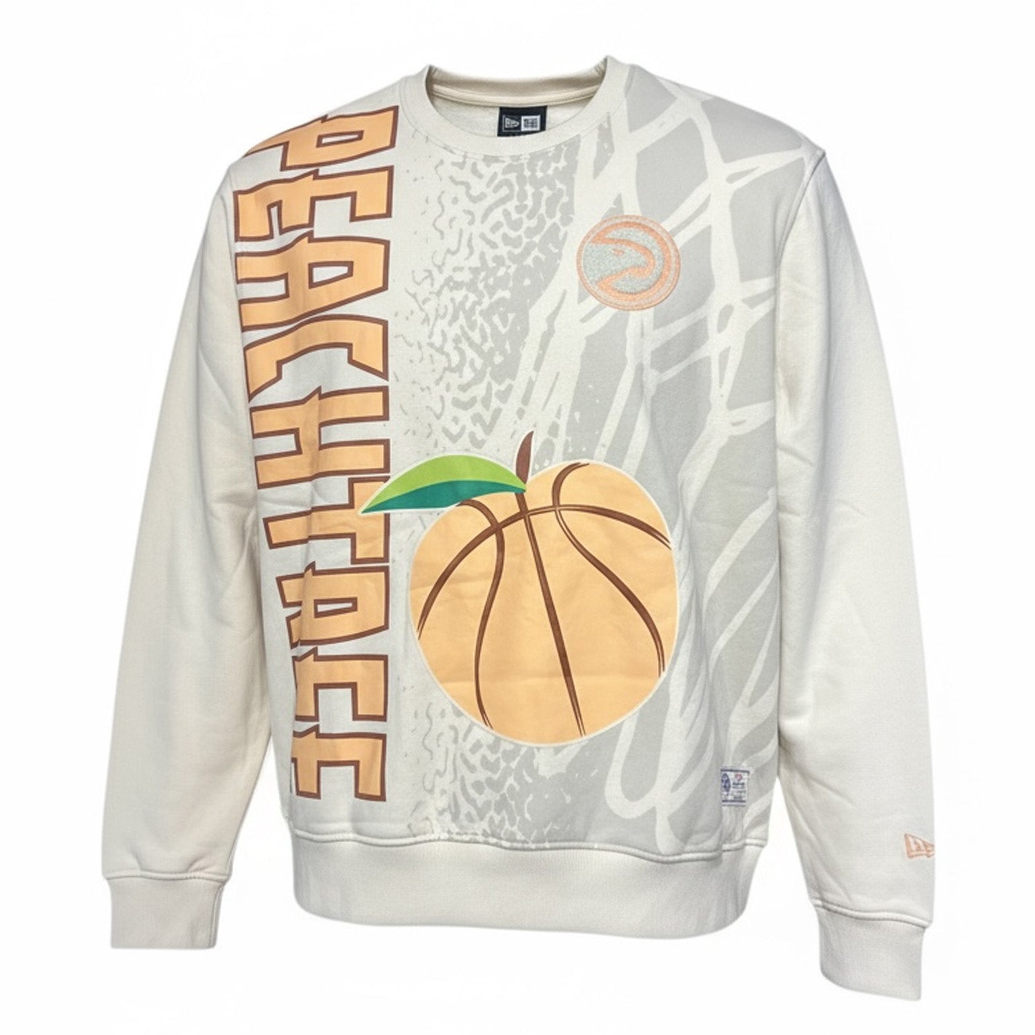 New Era Peachtree Wordmark Crewneck