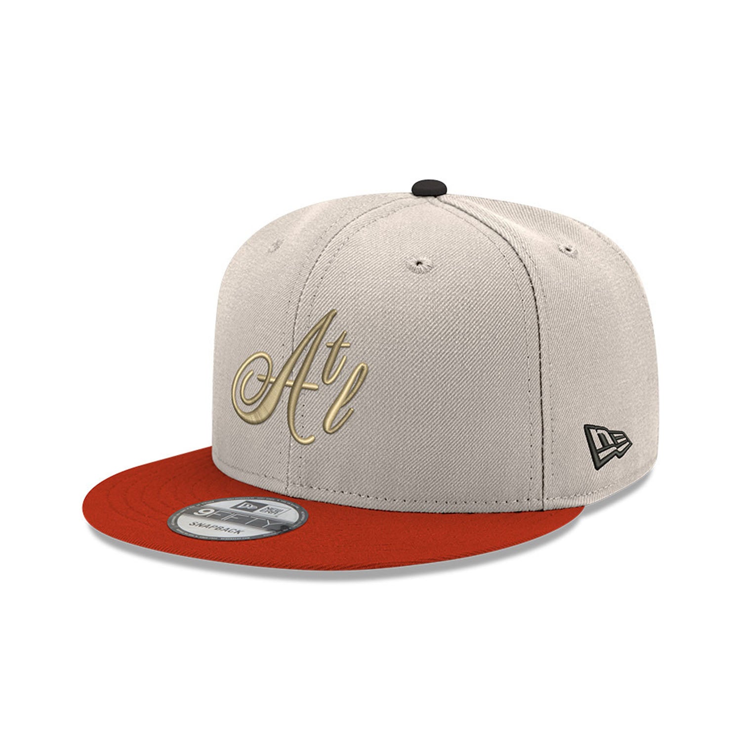 New Era Hawks Cream Atl Script Snapback