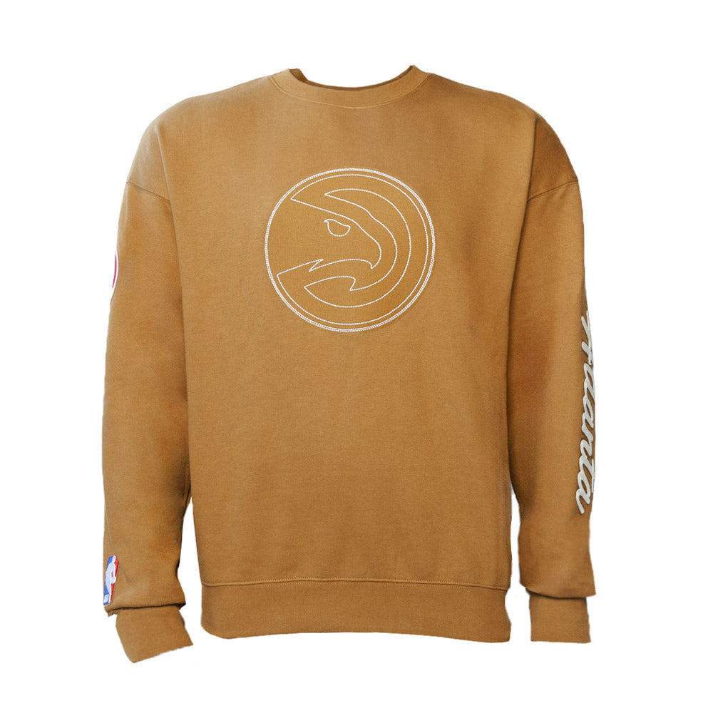 Pro Standard Hawks Drop Shoulder Brown Crewneck