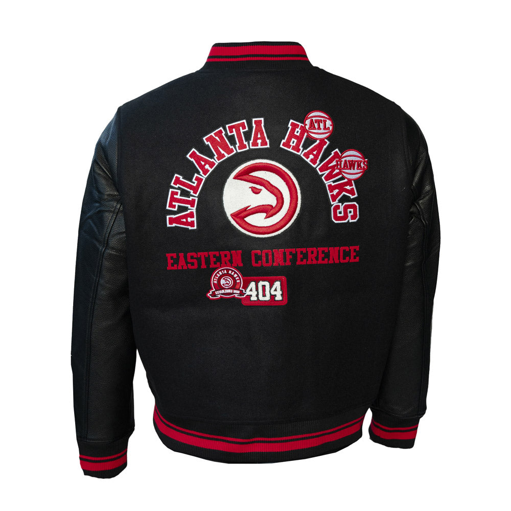 Women's Pro Standard Hawks Wool Varsity Jacket