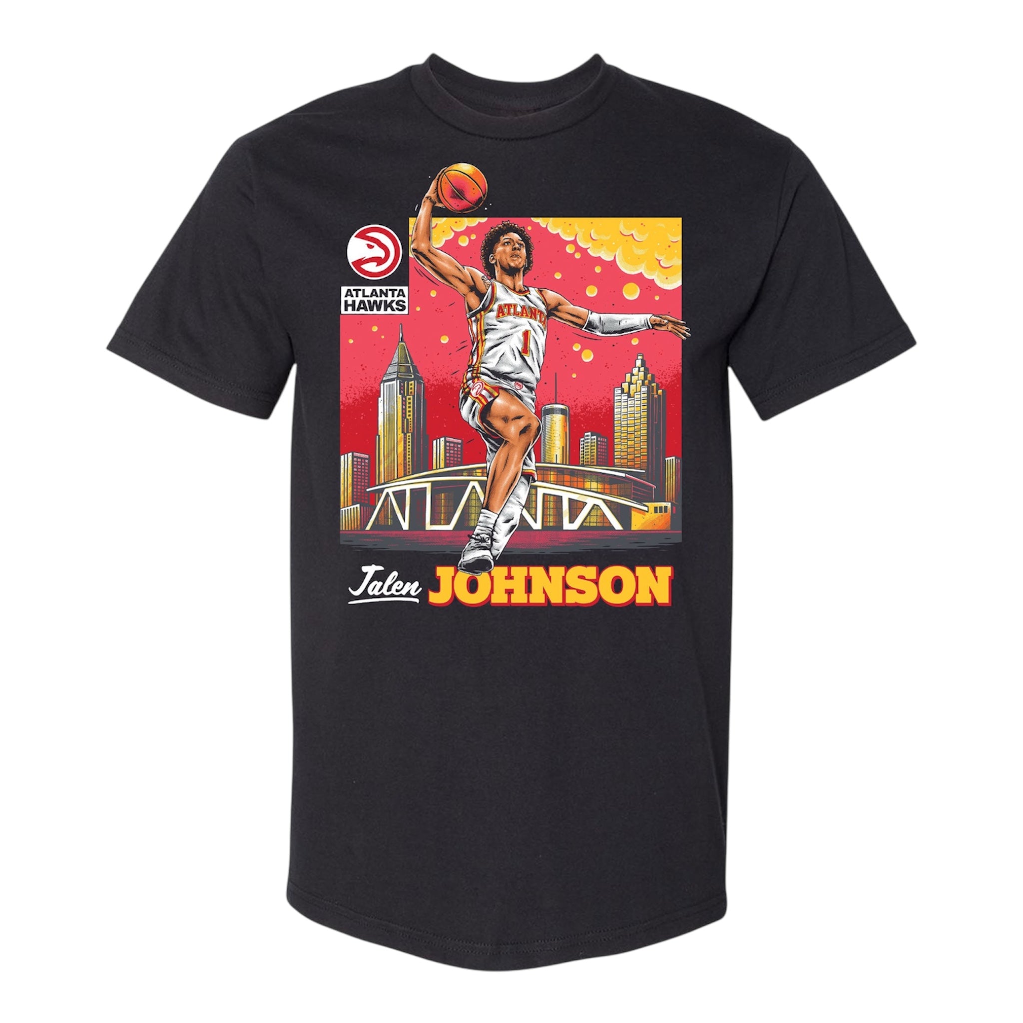 Johnson Black Core Skyline Player Tee