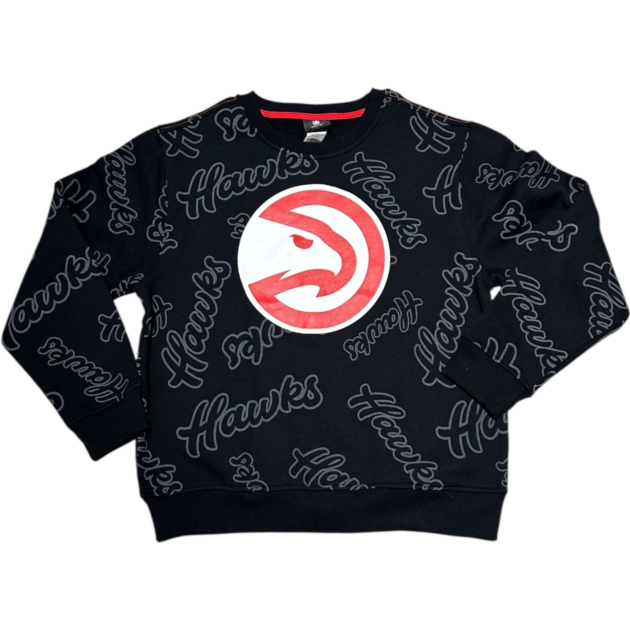 Girls Outerstuff Hawks All Ball Crewneck