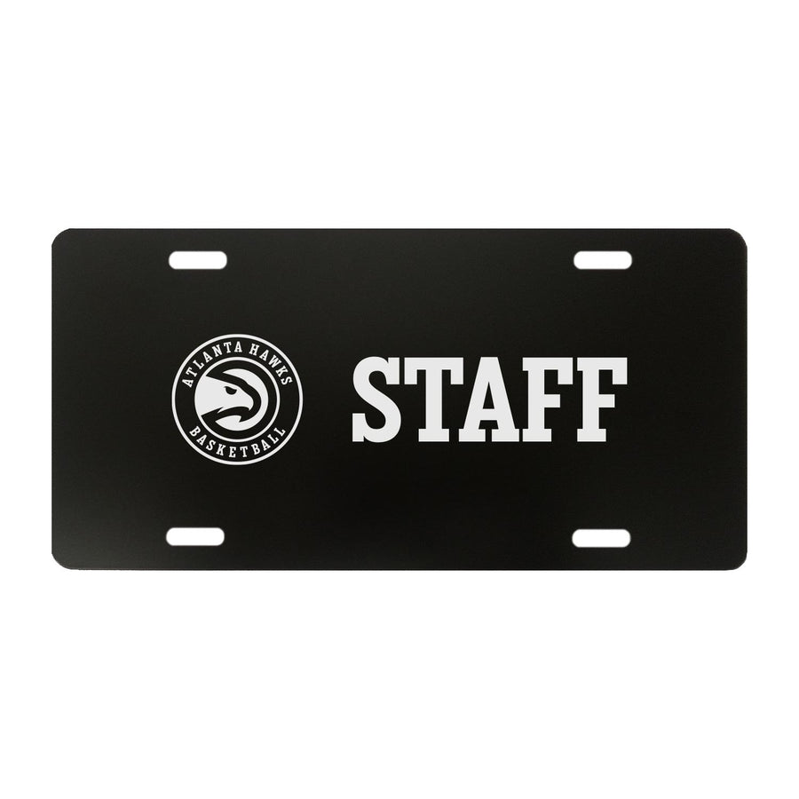 Staff Steel License Plate