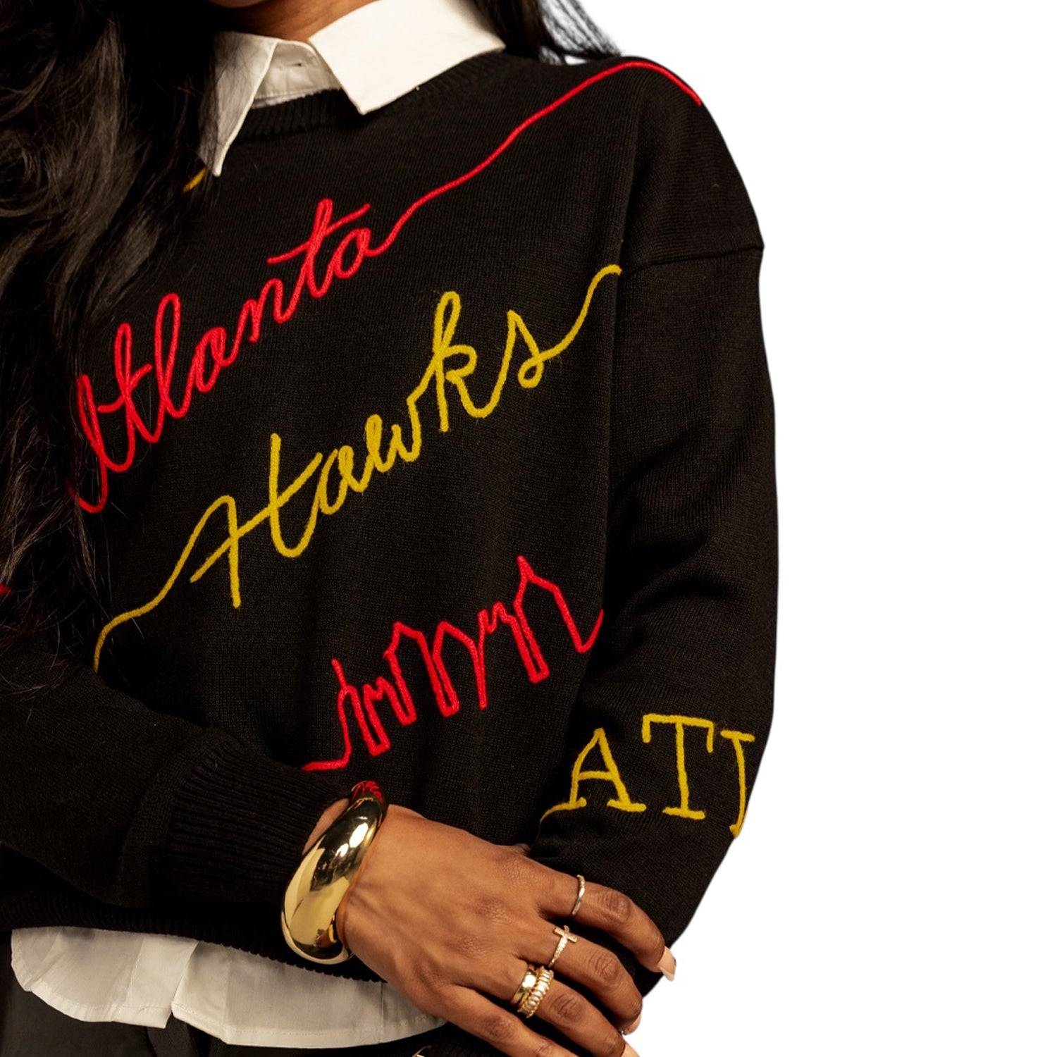Women's Hawks Statement Love Letter Sweater
