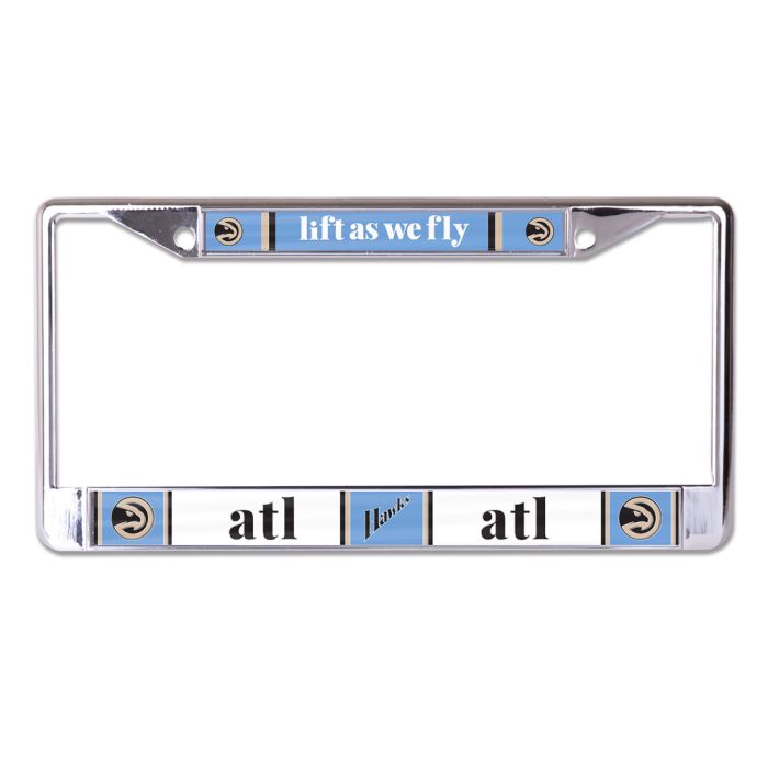 WinCraft Hawks City Edition Acrylic License Plate Frame