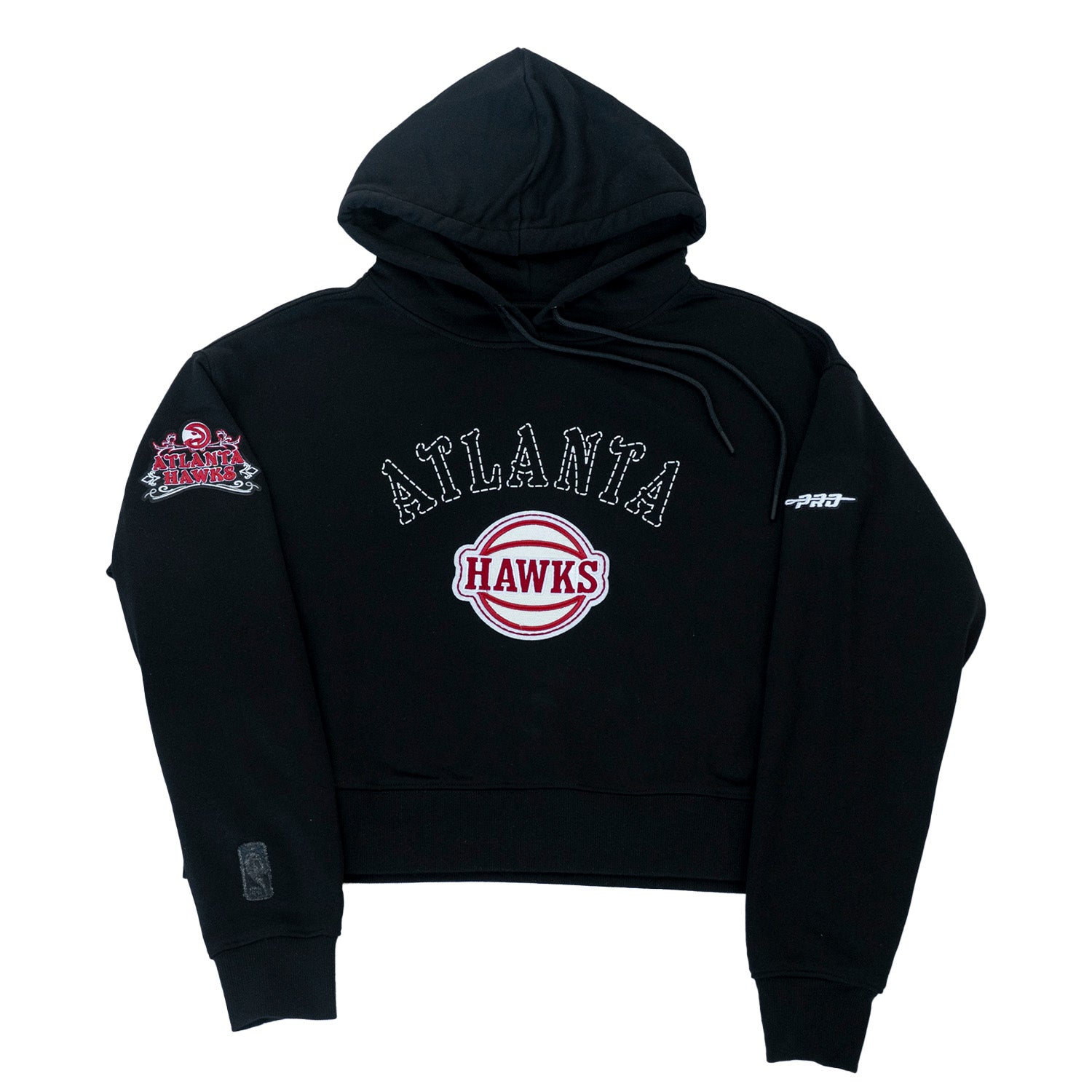 Women's Pro Standard Hawks Rebel Athletics Cropped Hoodie