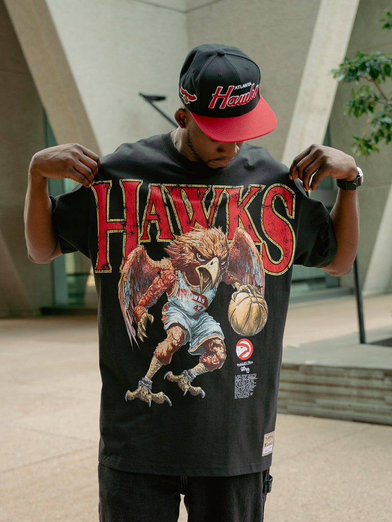 Mitchell & Ness Hawks LRG X NBA Wild Art Tee