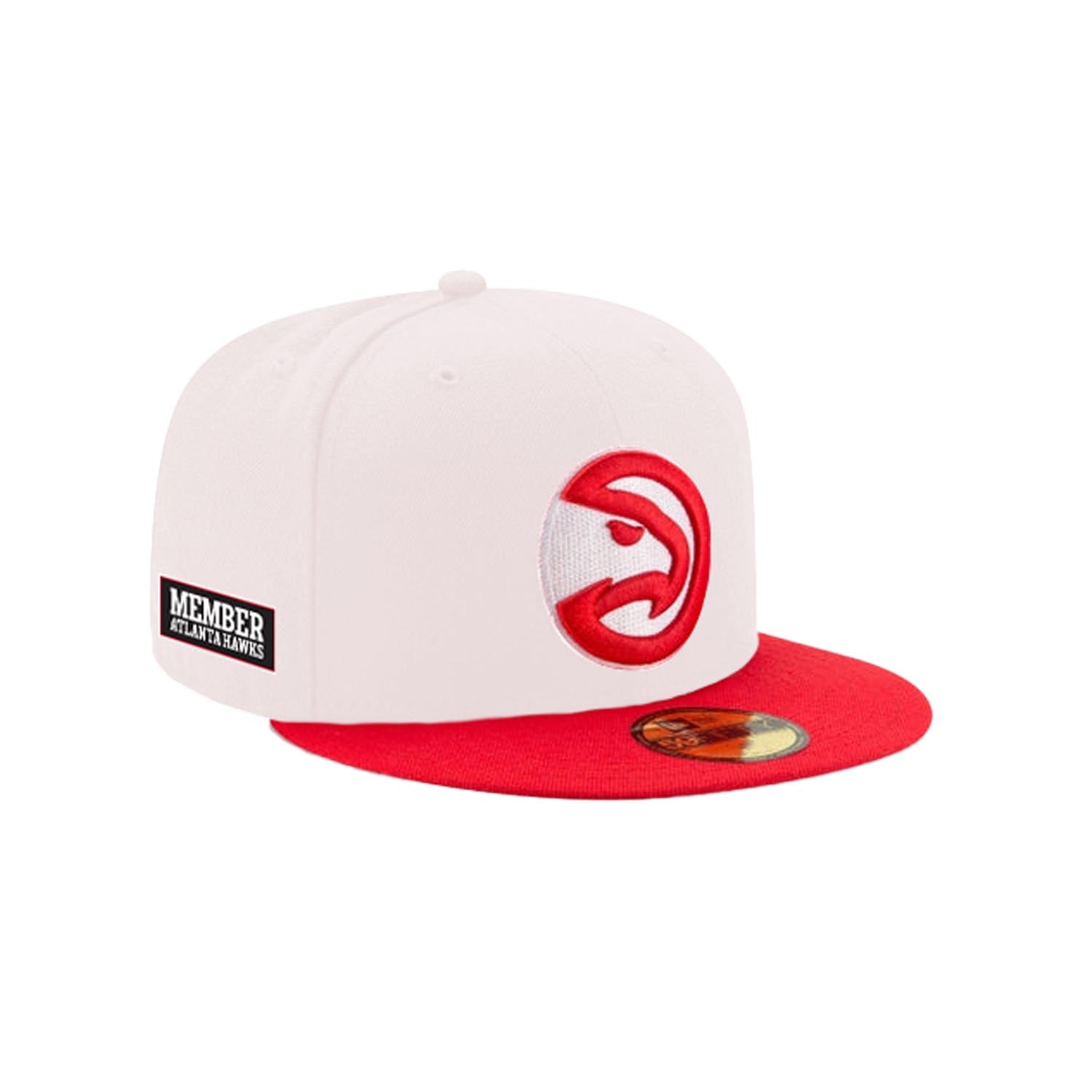 Member New Era White-Red Snapback