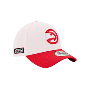 Member New Era White-Red Dad Hat