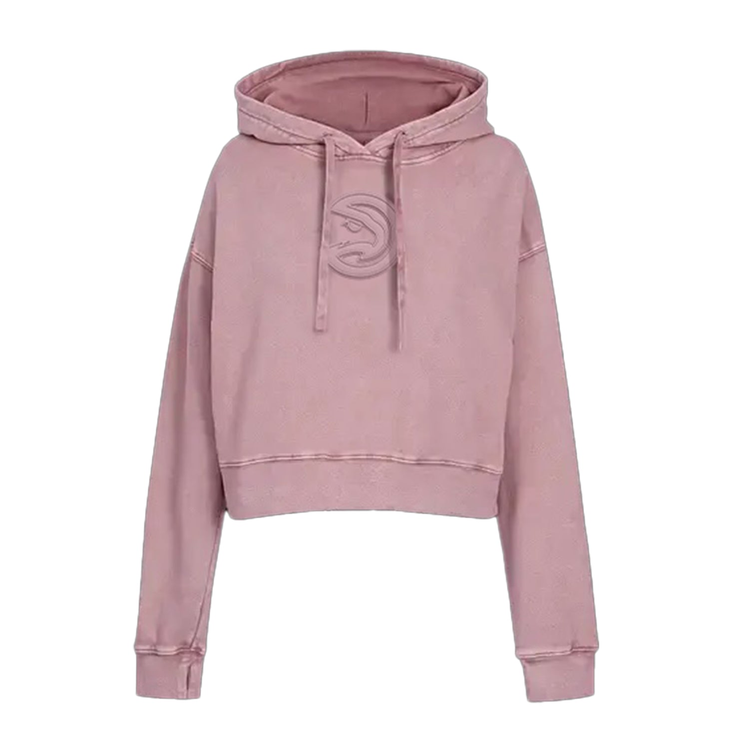 Women's Pro Standard Washed Pink Crop Hoodie