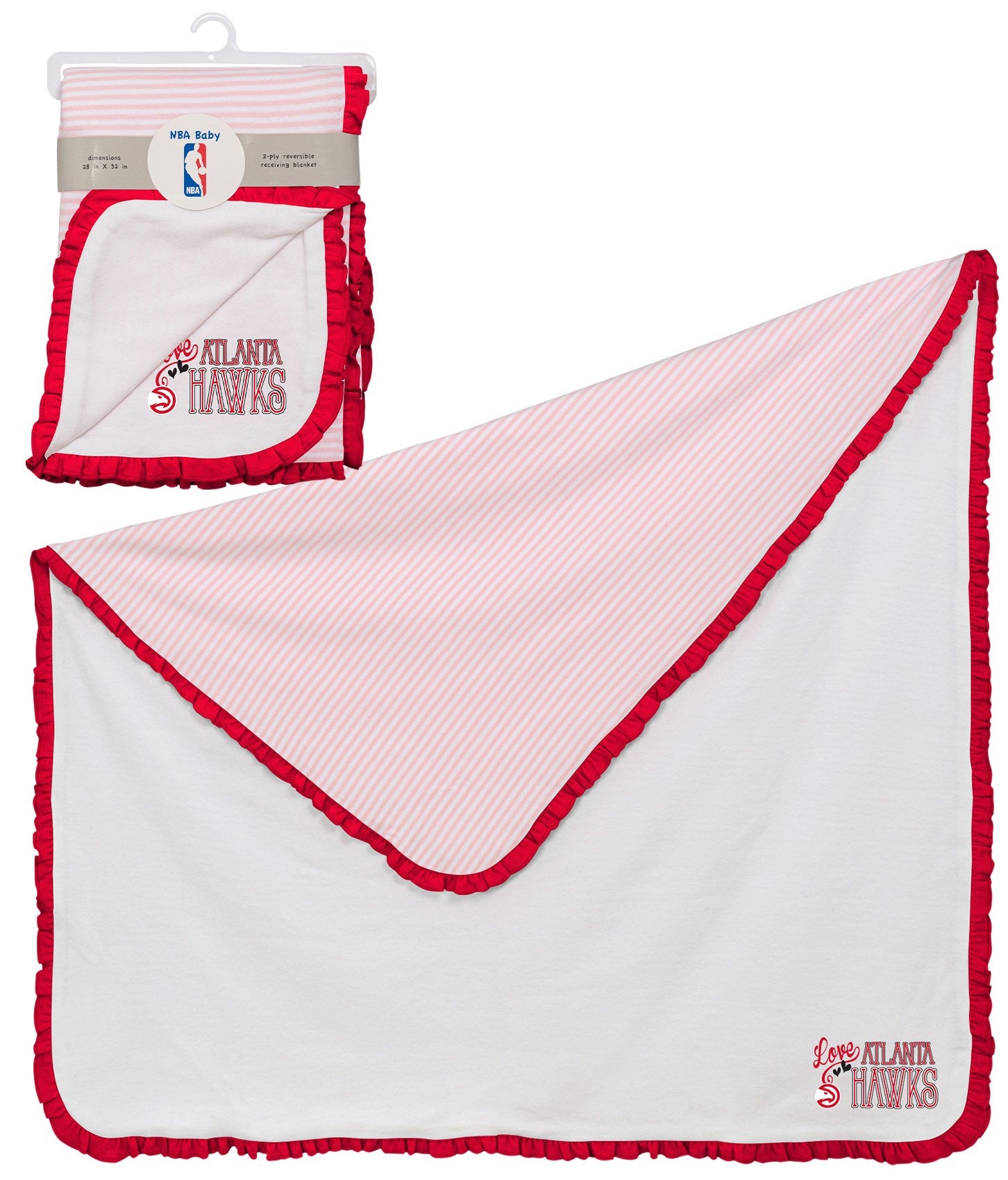 Girls Toddler Basketball Love Blanket