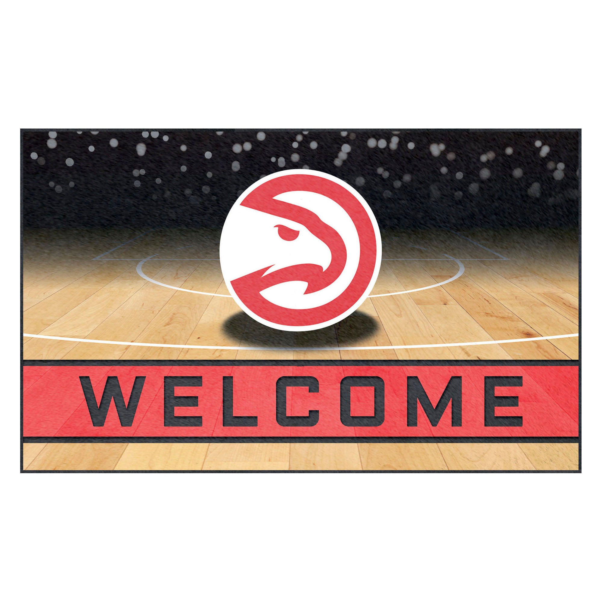 Fanmats Hawks Crumb Rubber Door Mat