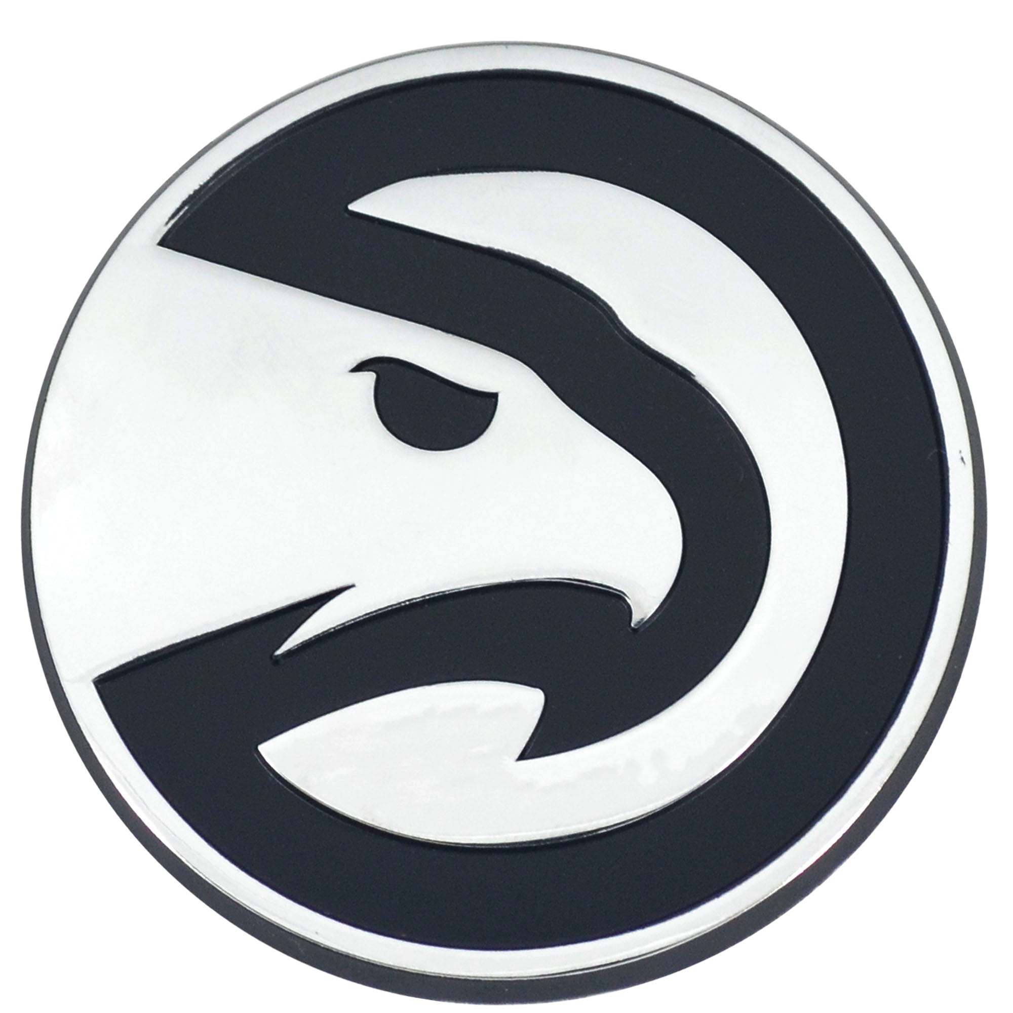 Fanmats Hawks 3D Chromed Metal Emblem