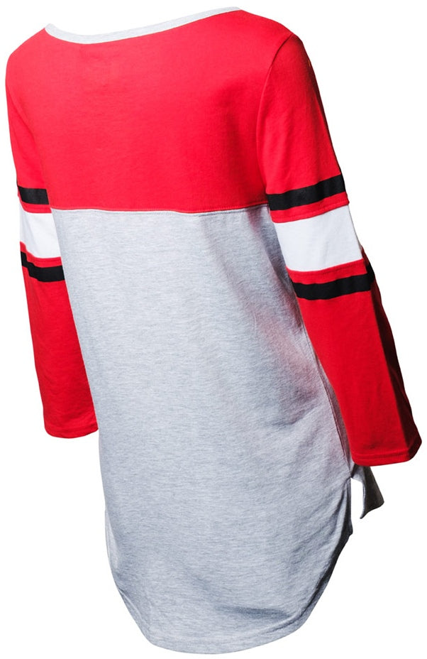 MLK Red and White Baseball Jersey