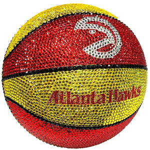 Atlanta Hawks Retro Swarovski Crystal Basketball
